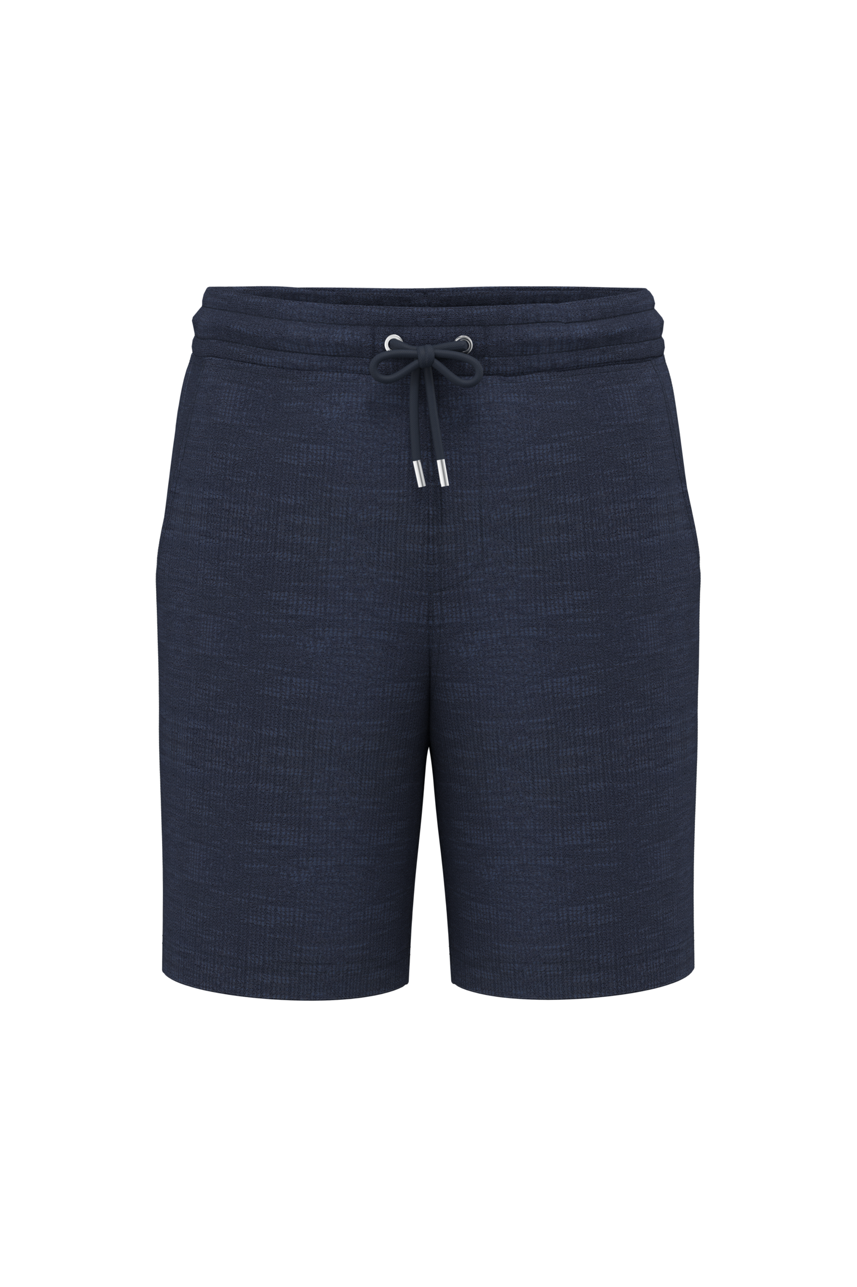 navy blue Bermuda texturizada para hombre