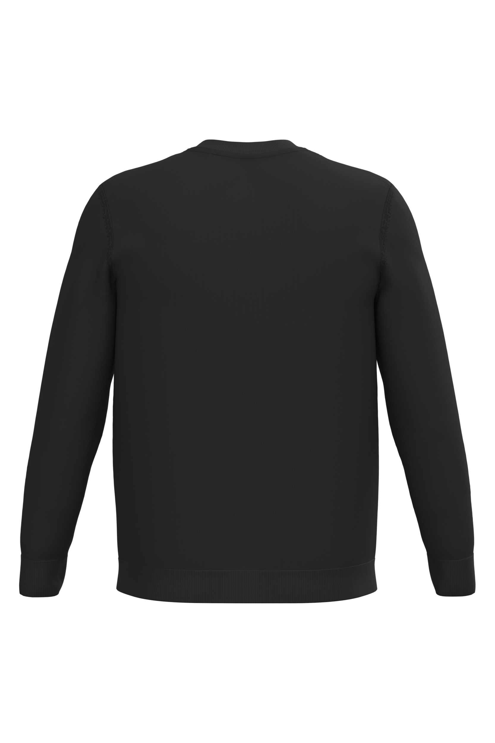 Camisola eco-responsável decote redondo de homem - Black