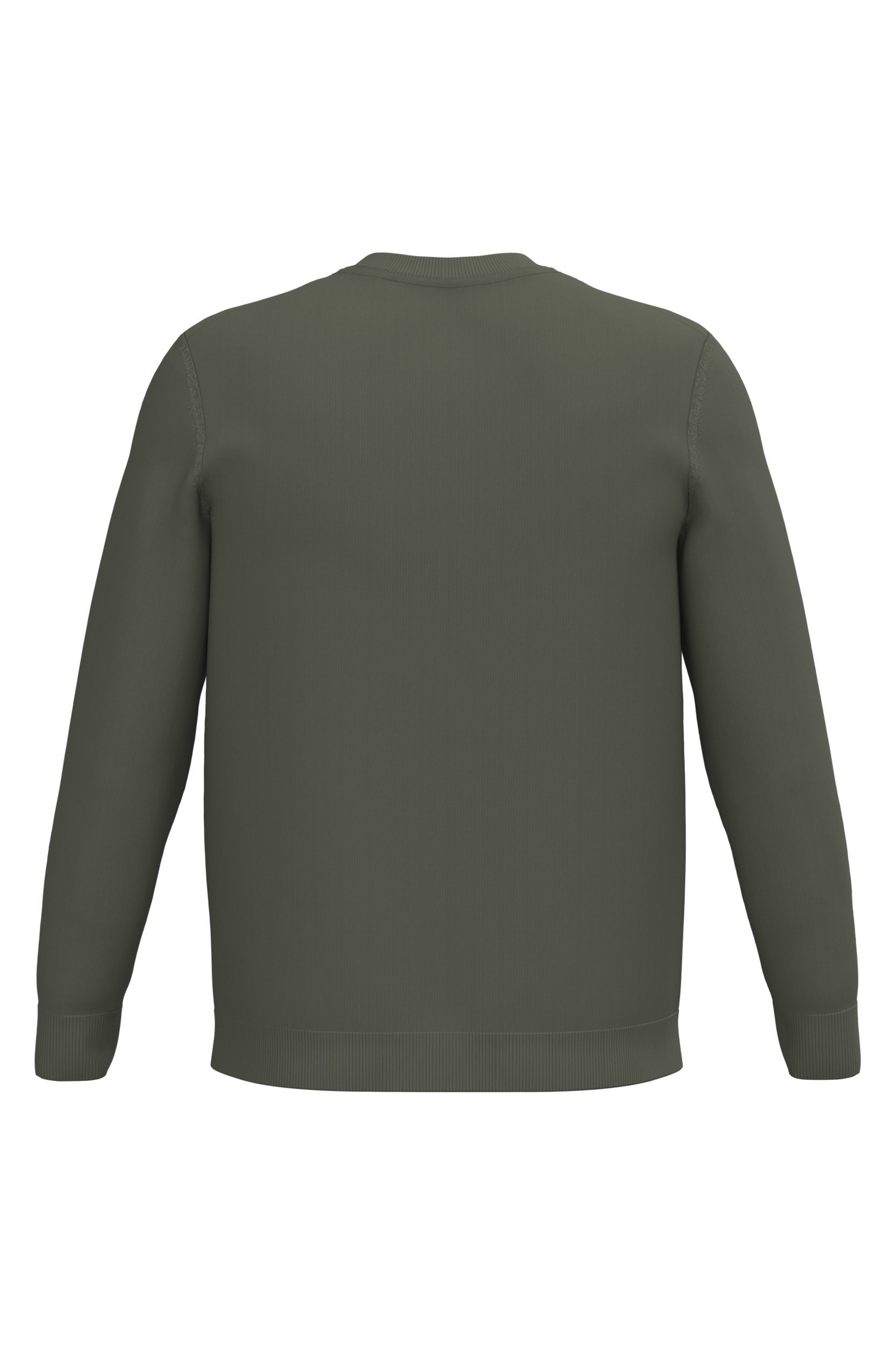 Camisola eco-responsável decote redondo de homem - Organic Khaki