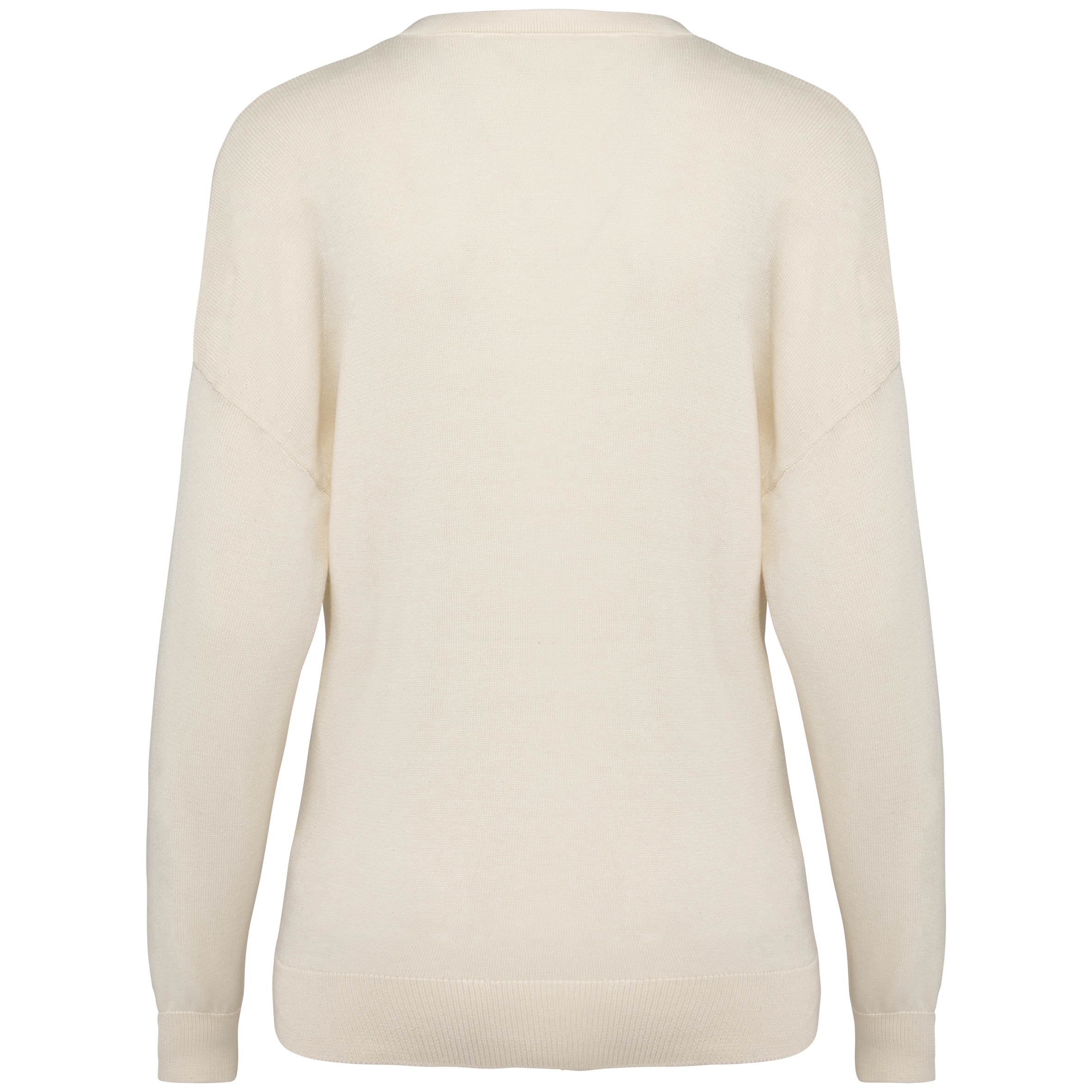 Pullover eco-responsável em liocel de senhora - Ivory