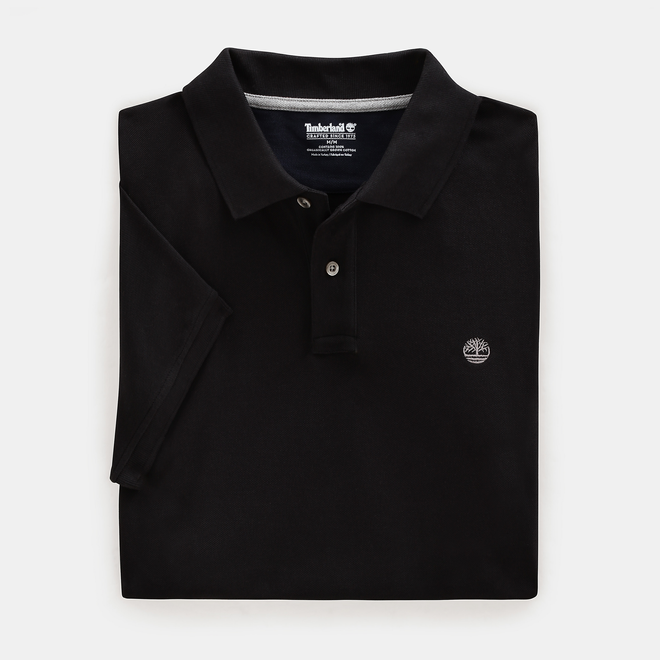 Millers River short-sleeved organic cotton piqué polo shirt