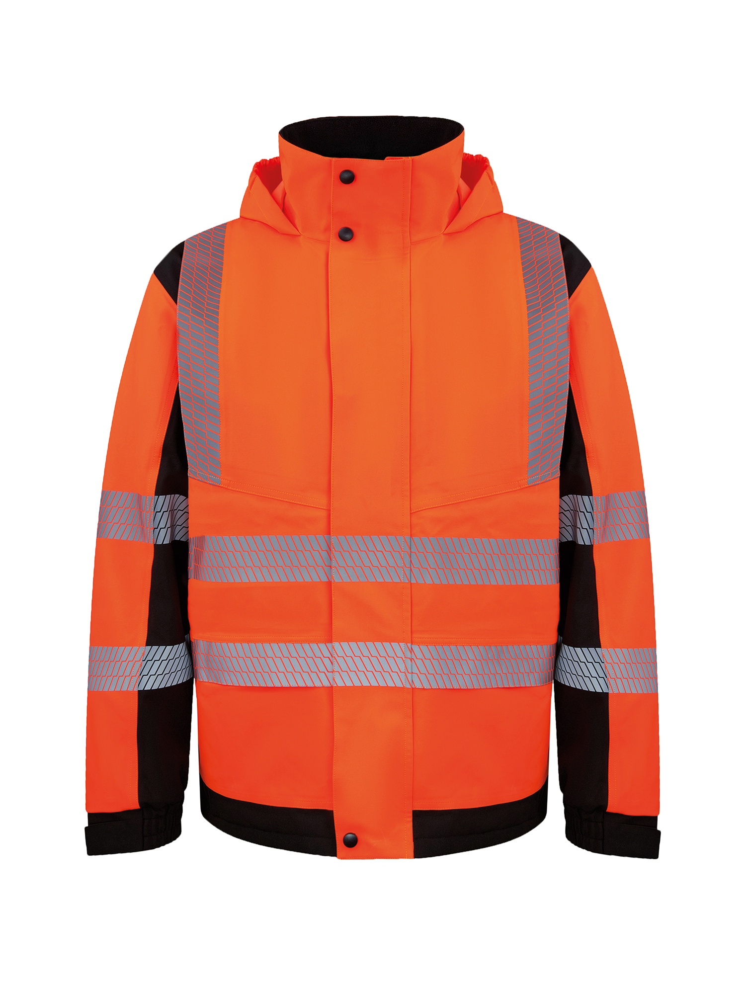 hi vis orange / black Chaqueta de lluvia de alta visibilidad Copenhage