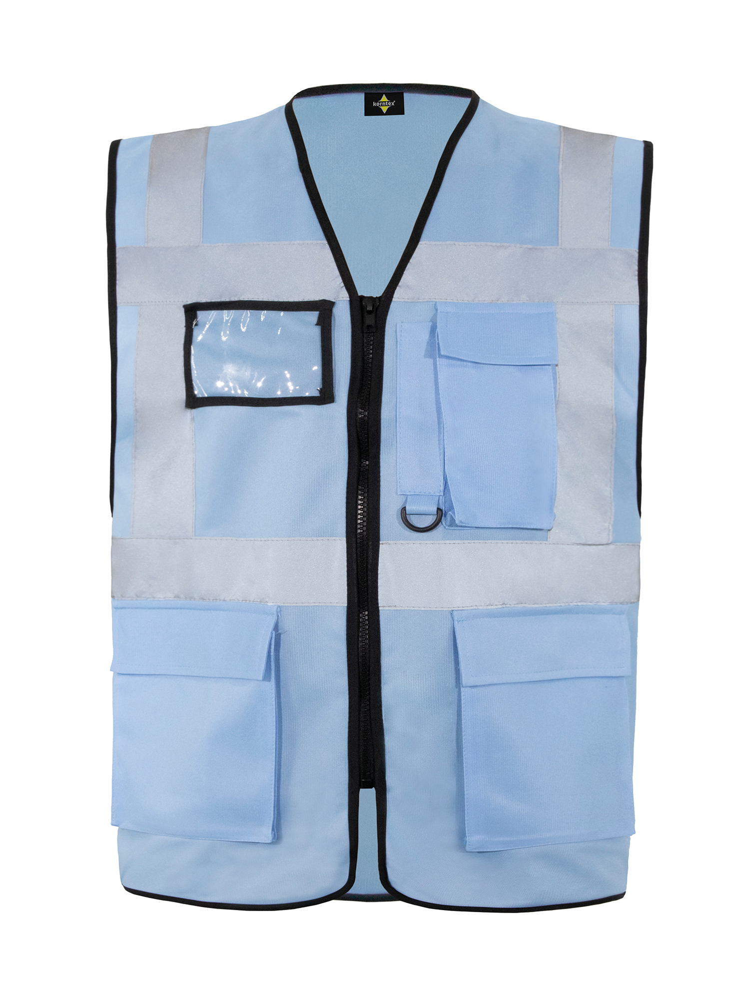 sky blue Chaleco de seguridad confort Hamburgo