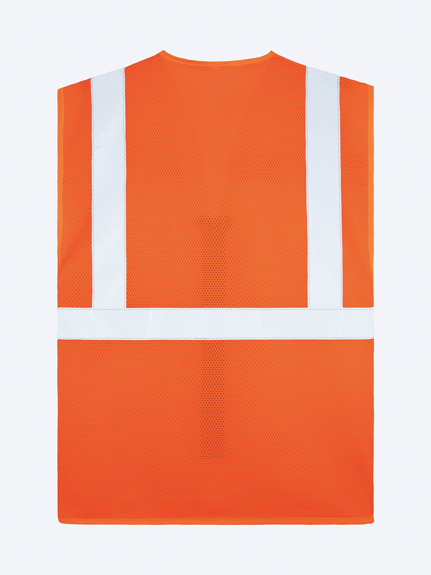 hi vis orange Chaleco multifuncional de malla Larisa