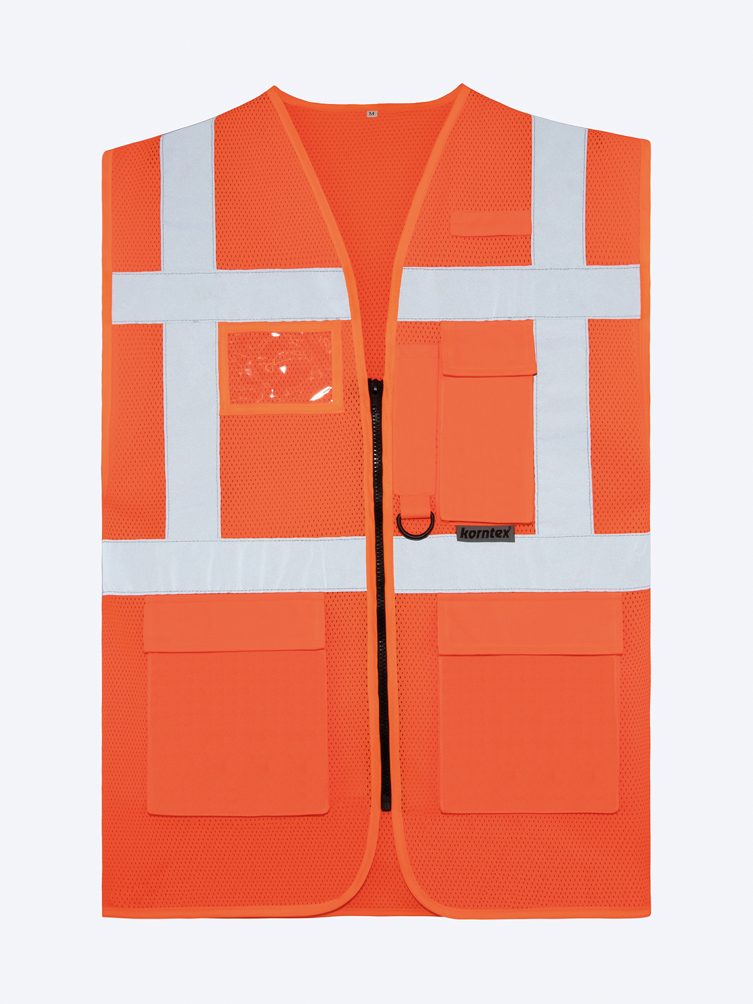 hi vis orange Chaleco multifuncional de malla Larisa