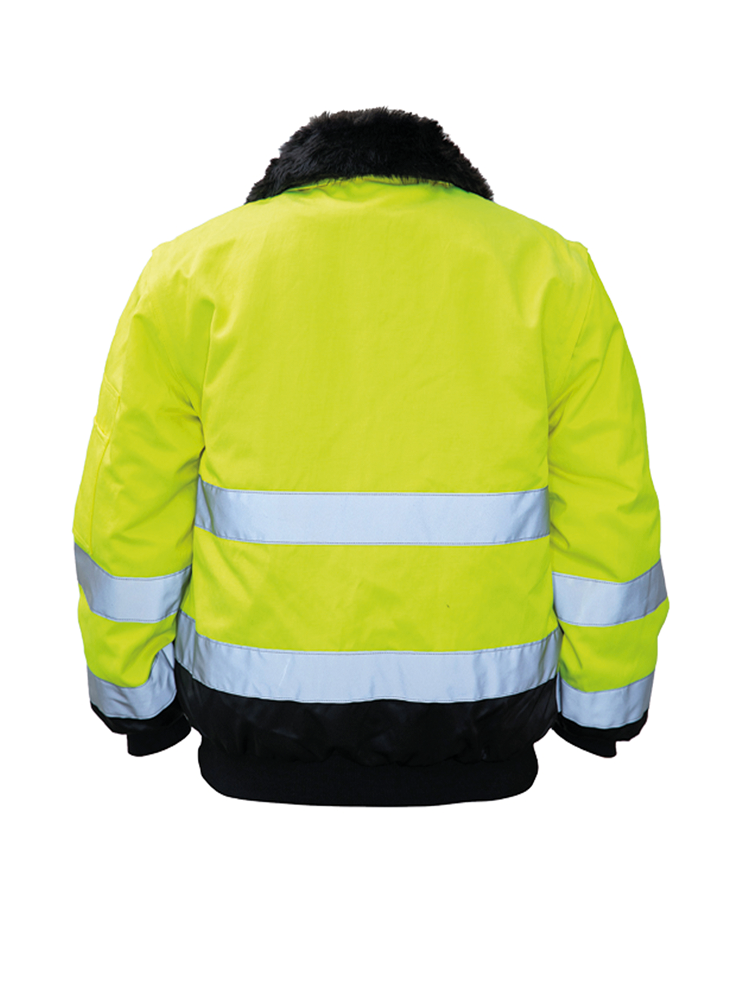 hi vis yellow / black Chaqueta de piloto 4 en 1 Oslo