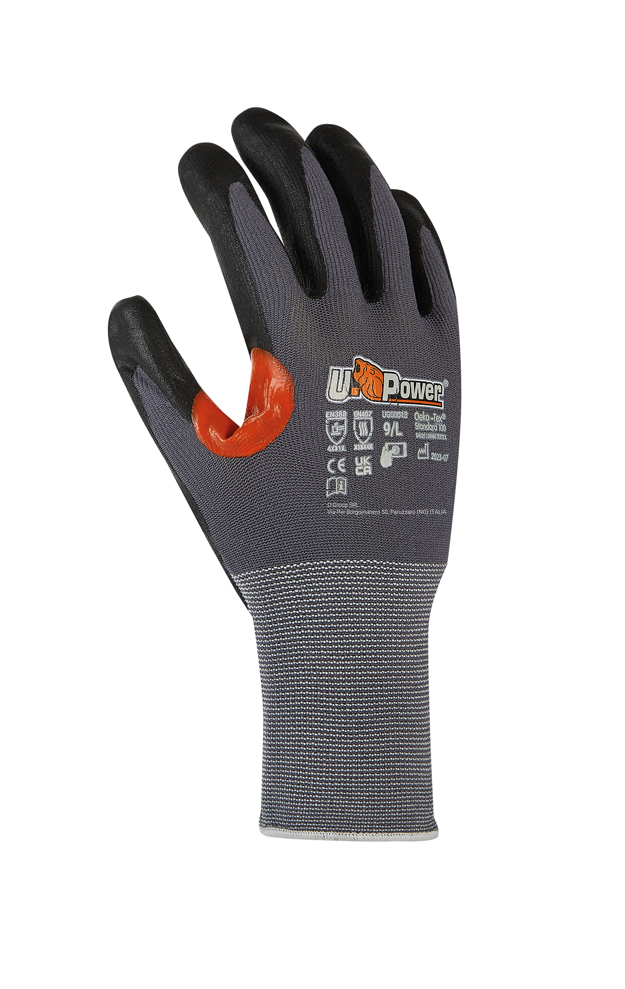 Luvas de protecção KUMBA - Orange / Gris