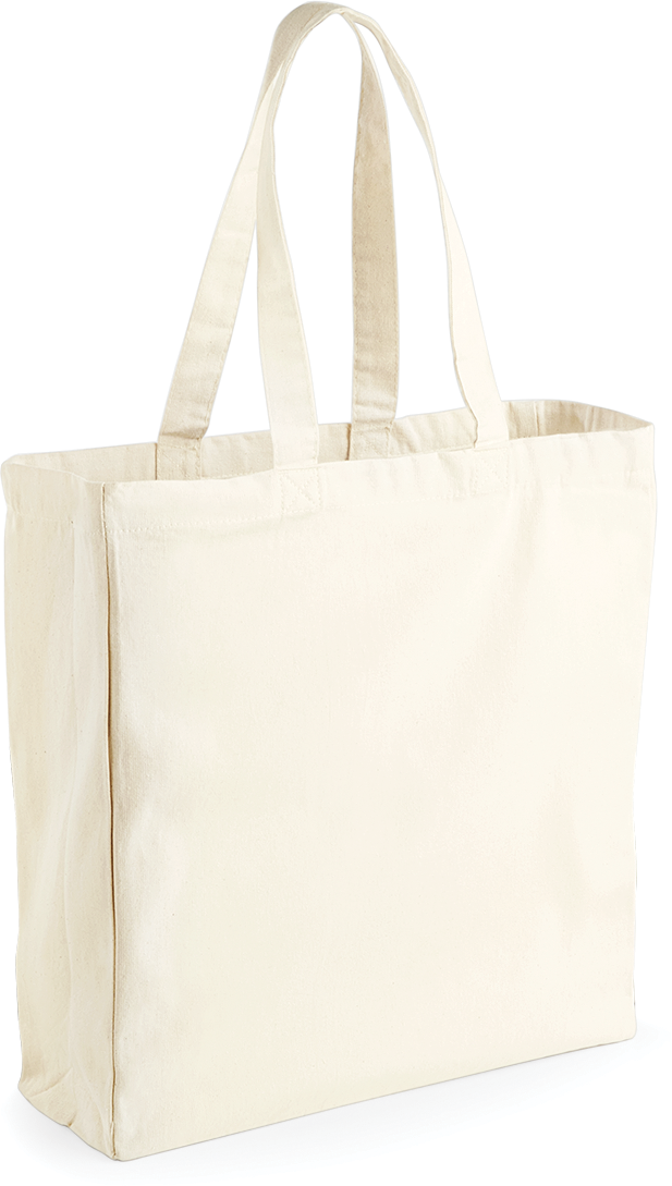 Saco de compras em canvas - Natural