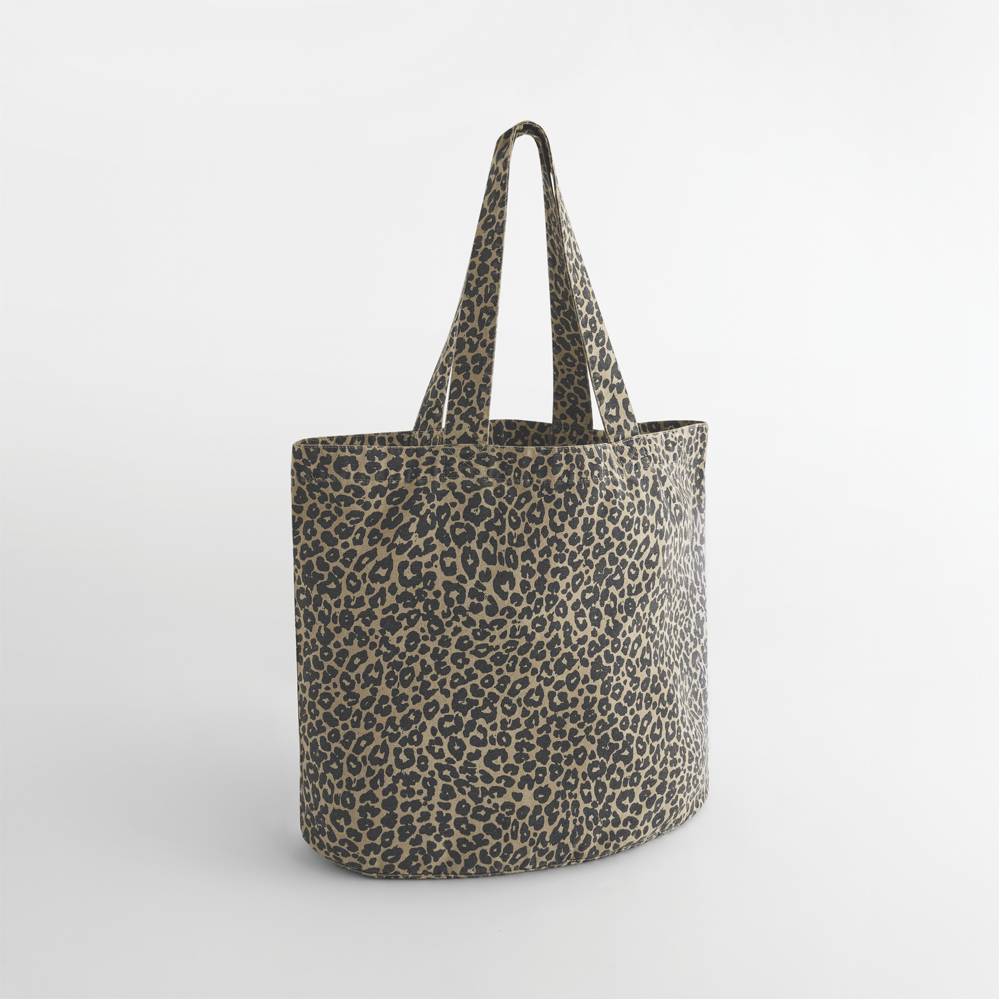 Saco de compras em tecido com padrão leopardo - Vintage leopard print