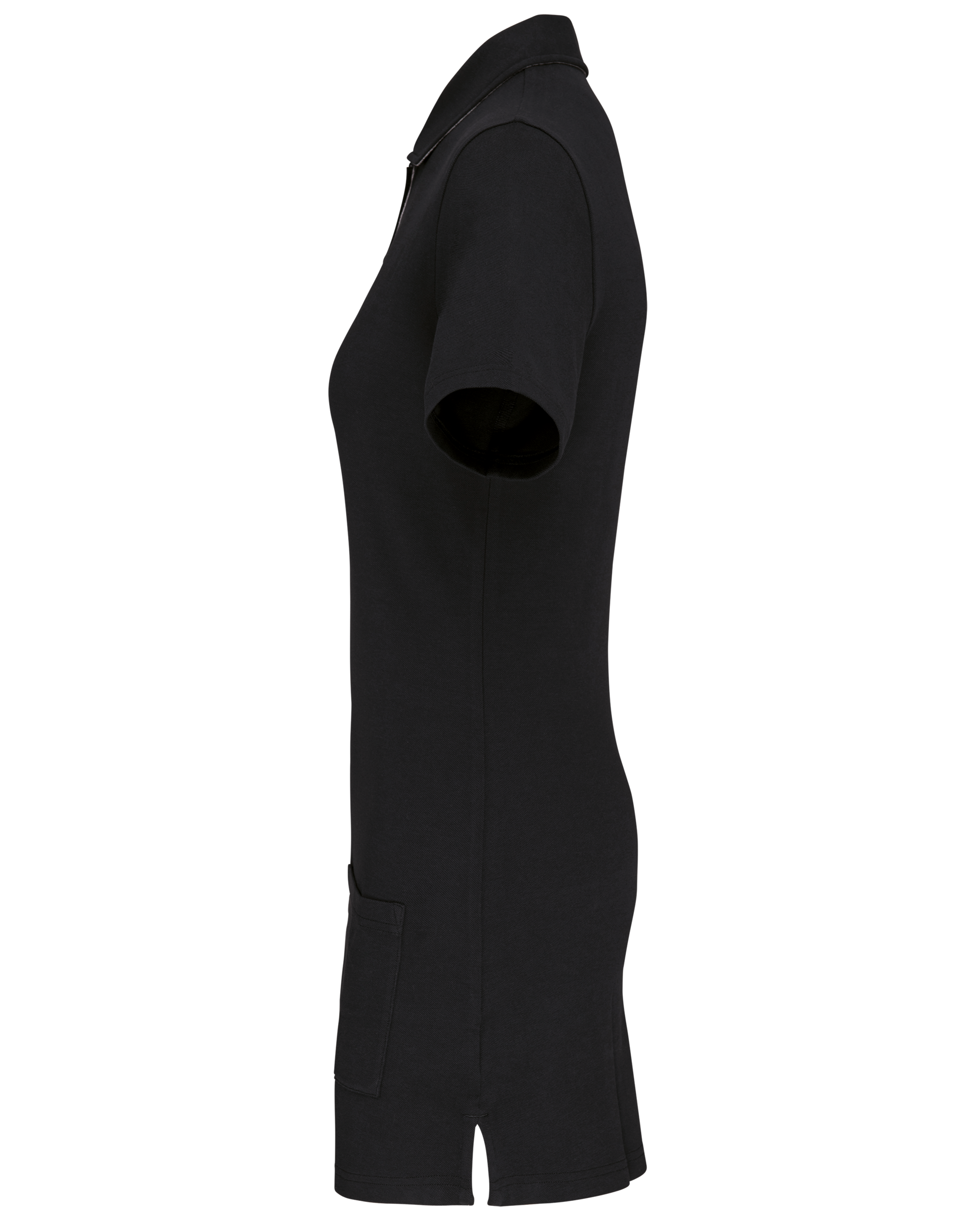 Polo long manches courtes femme