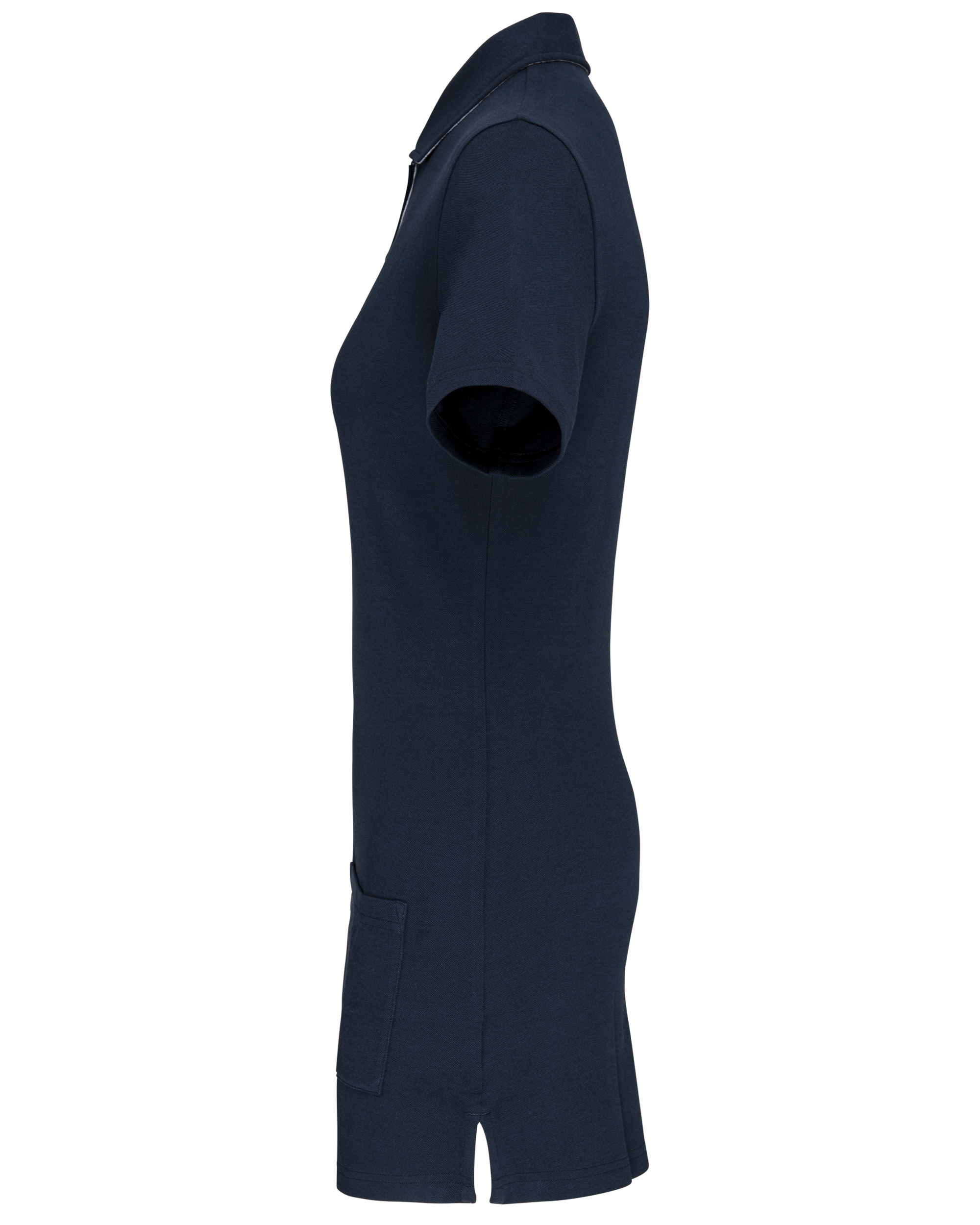 Polo long manches courtes femme
