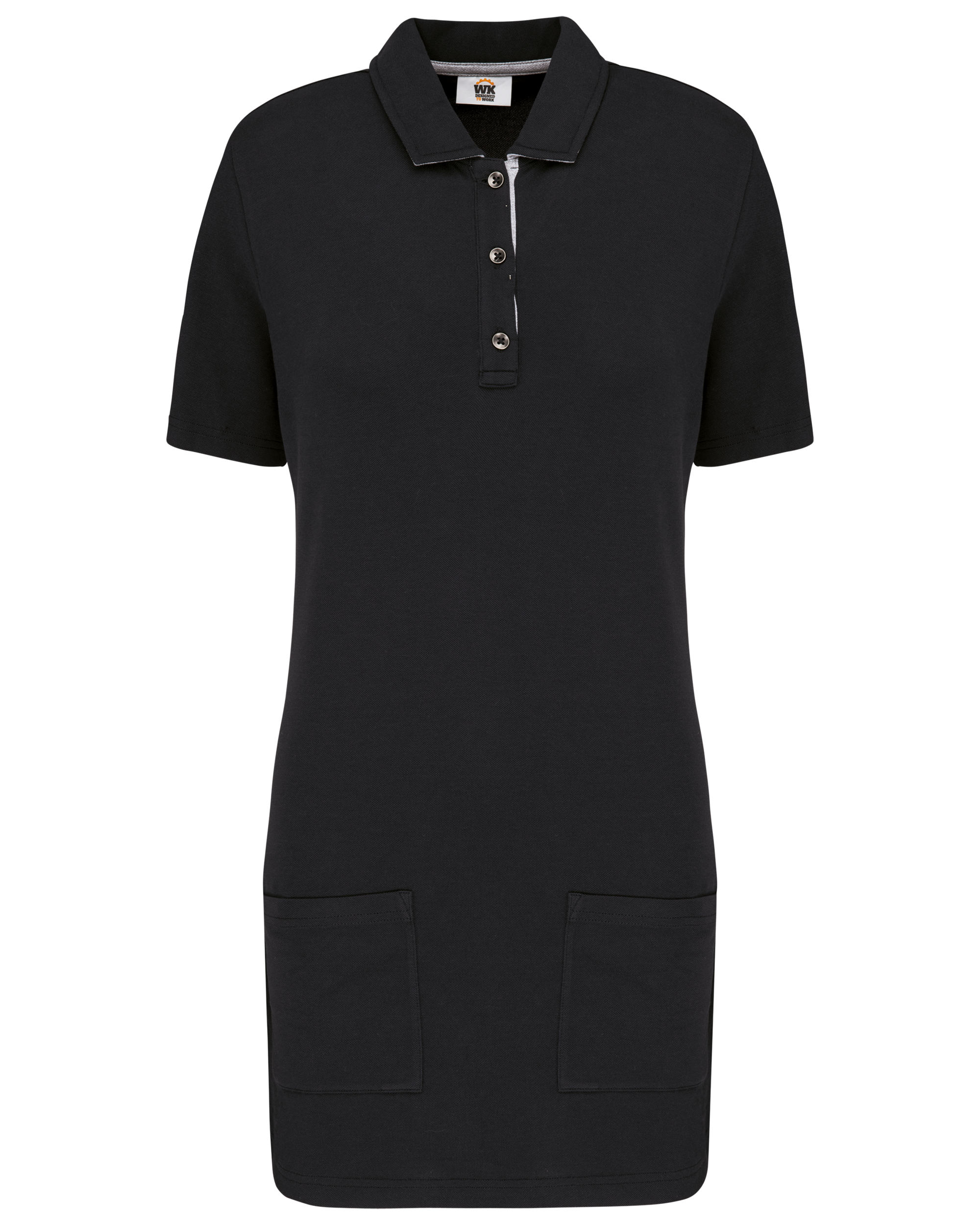 Polo long manches courtes femme