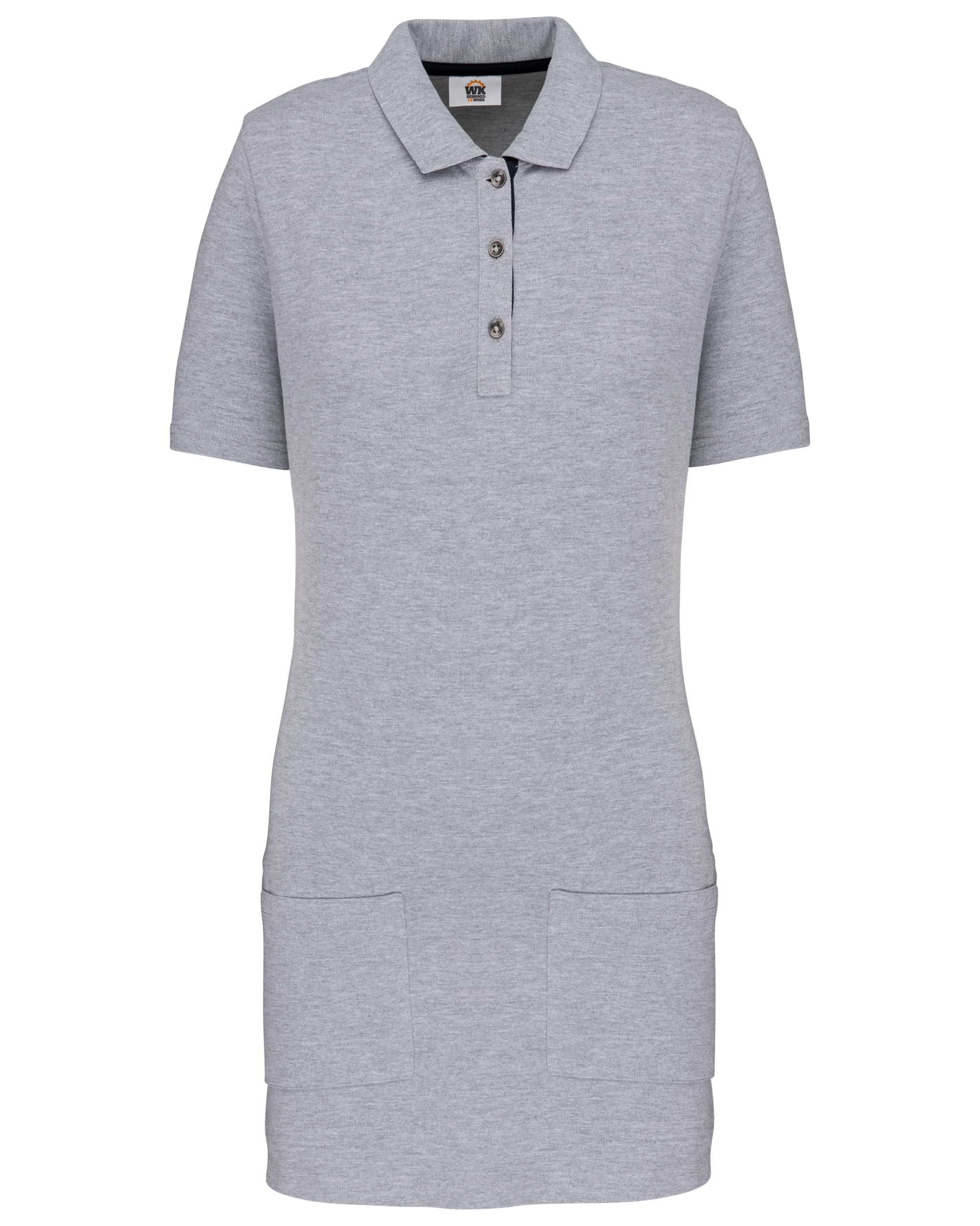 Polo long manches courtes femme