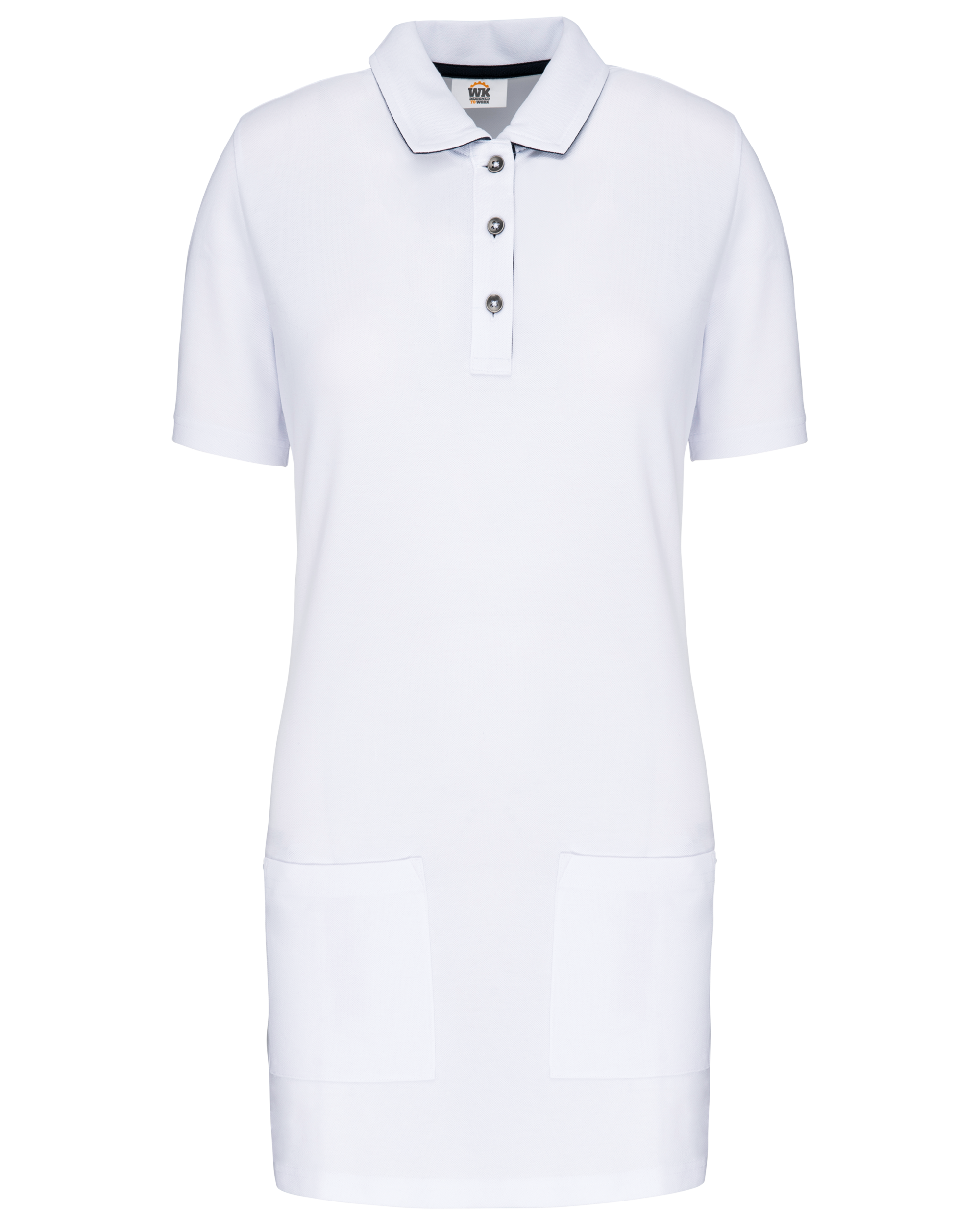 Polo long manches courtes femme