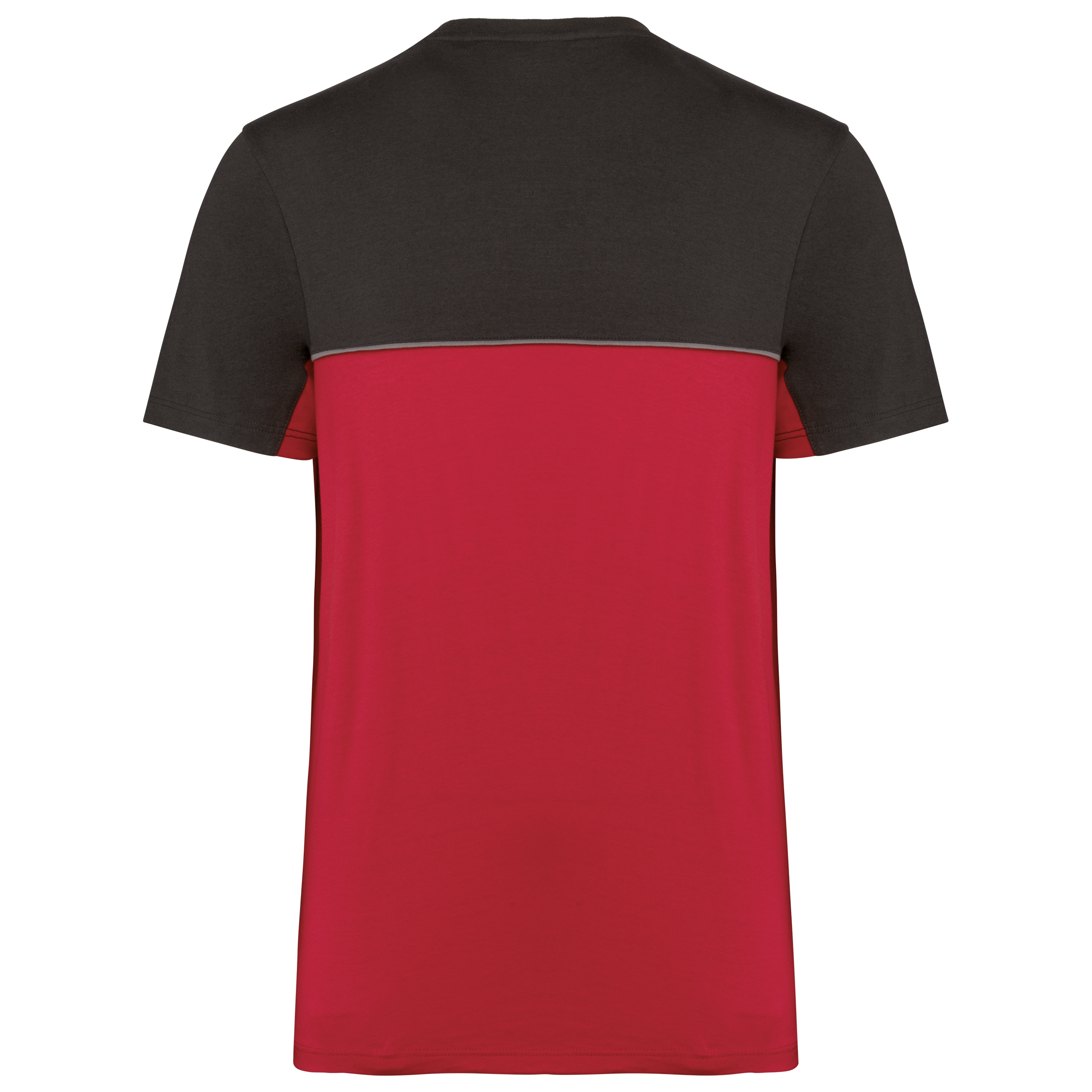 T-shirt bicolore écoresponsable manches courtes unisexe - Image 36