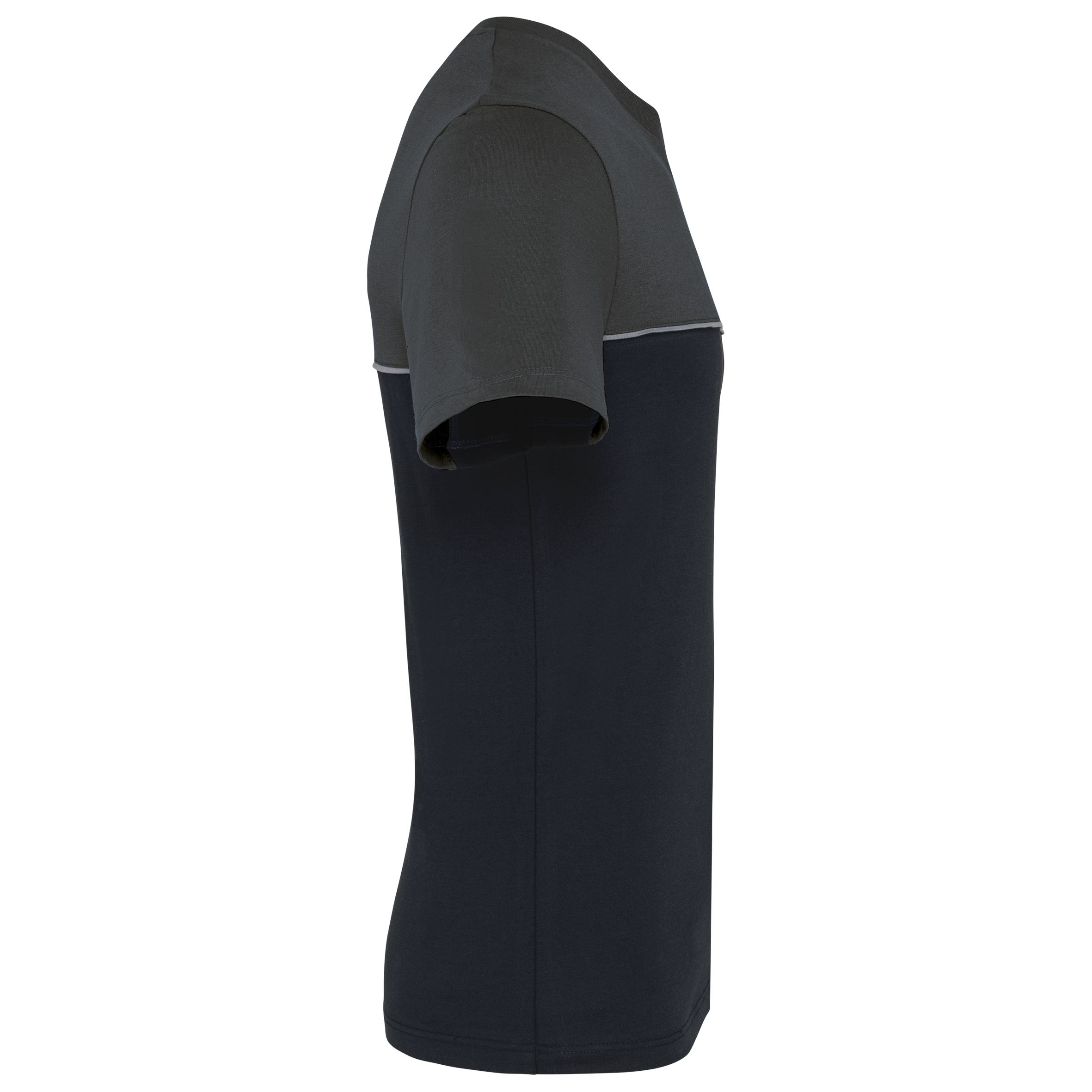 T-shirt bicolore écoresponsable manches courtes unisexe - Image 17