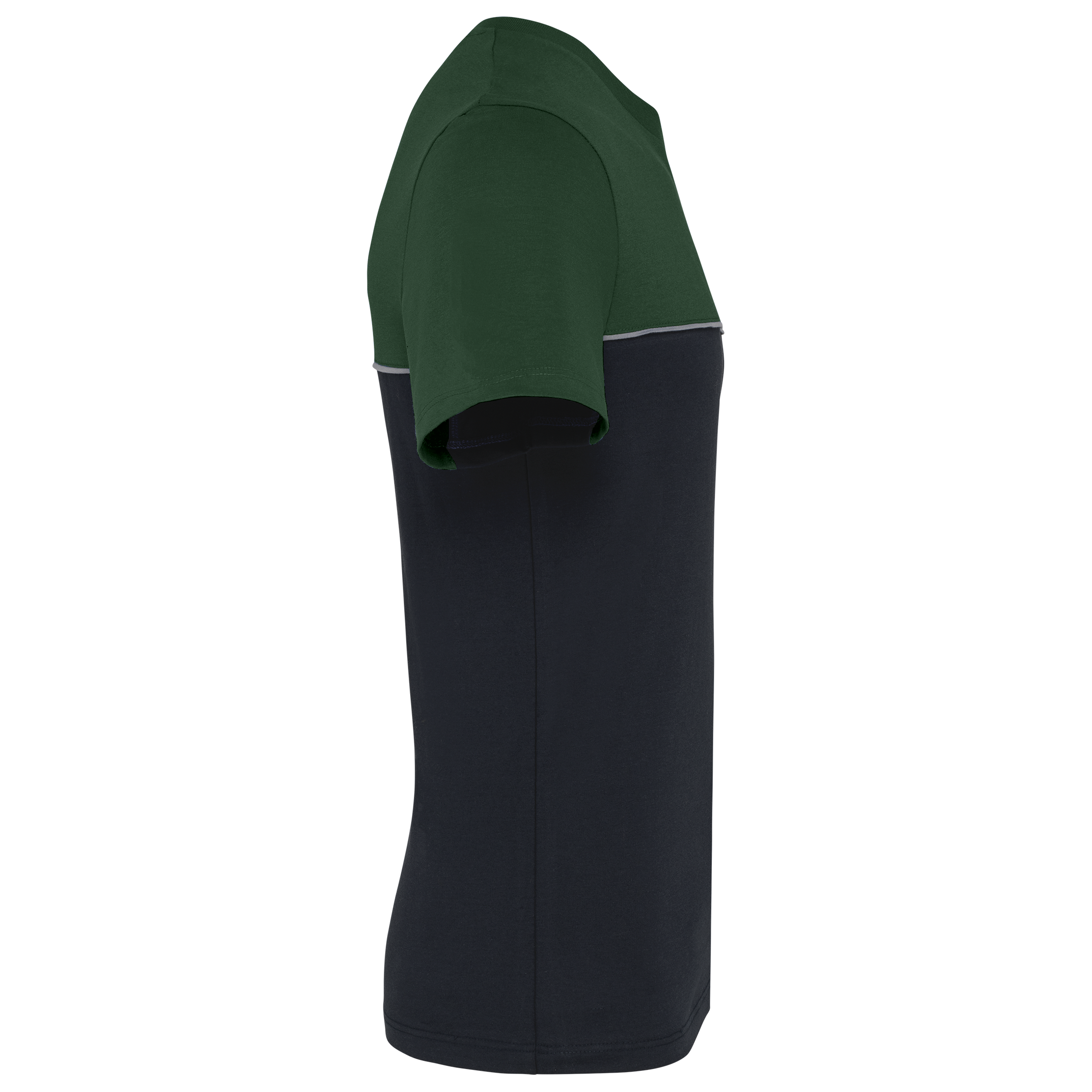 T-shirt bicolore écoresponsable manches courtes unisexe - Image 20