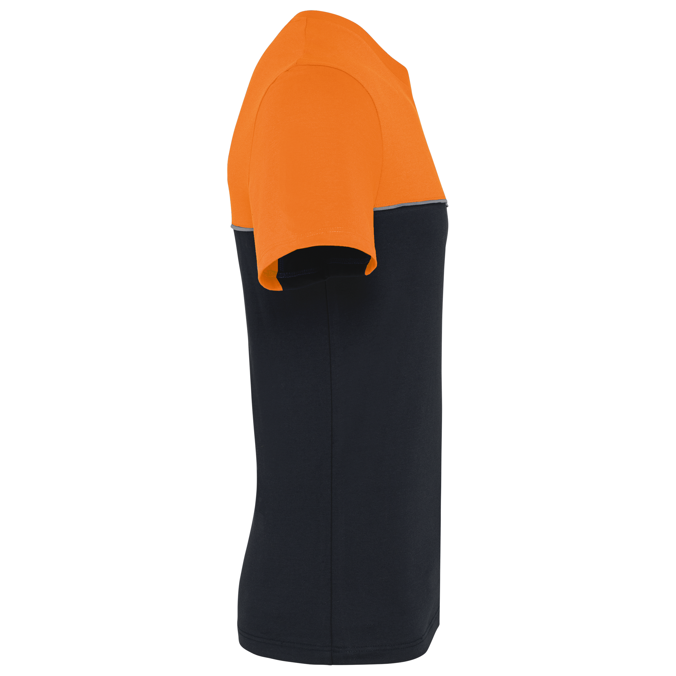 T-shirt bicolore écoresponsable manches courtes unisexe - Image 23