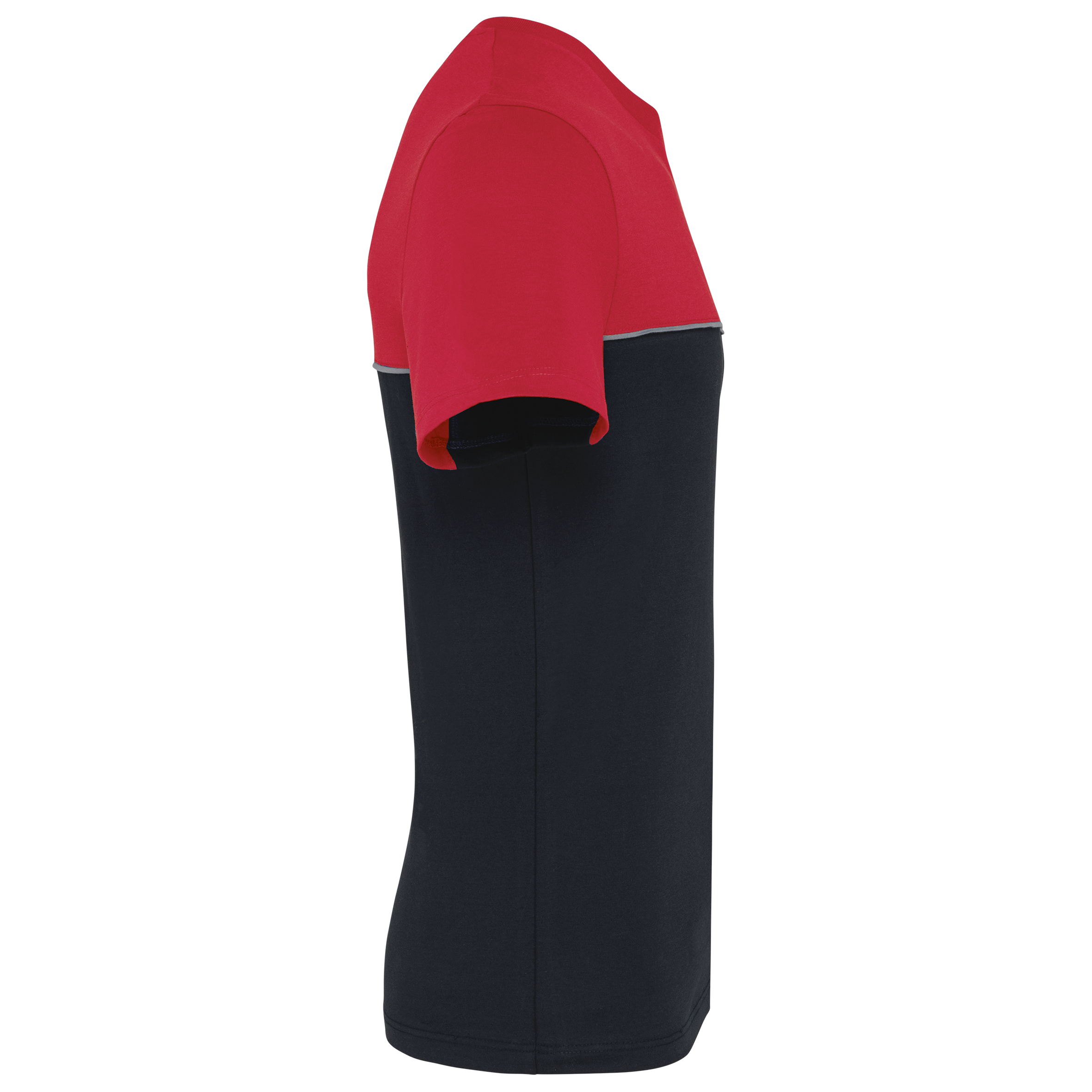 T-shirt bicolore écoresponsable manches courtes unisexe - Image 26