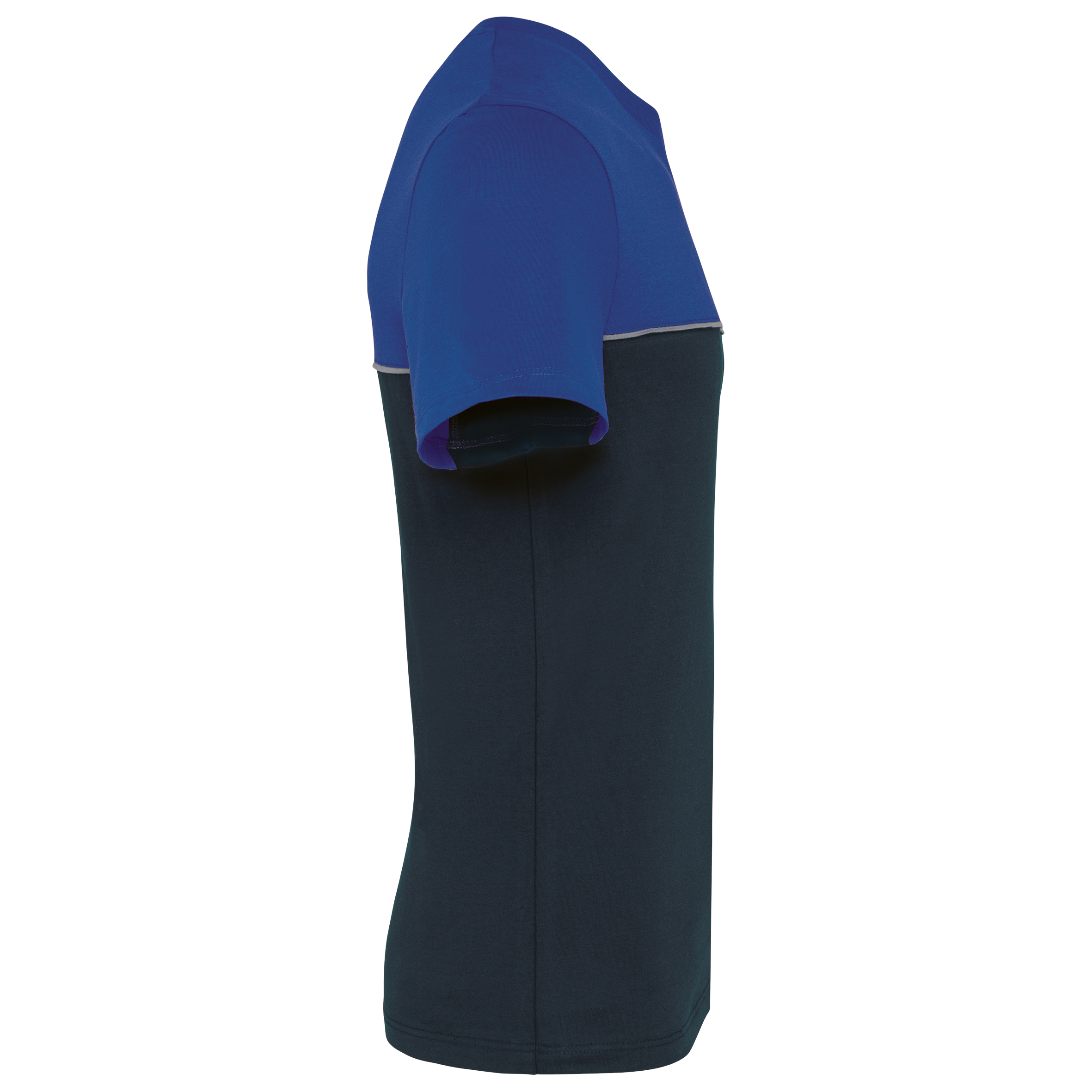 T-shirt bicolore écoresponsable manches courtes unisexe - Image 35