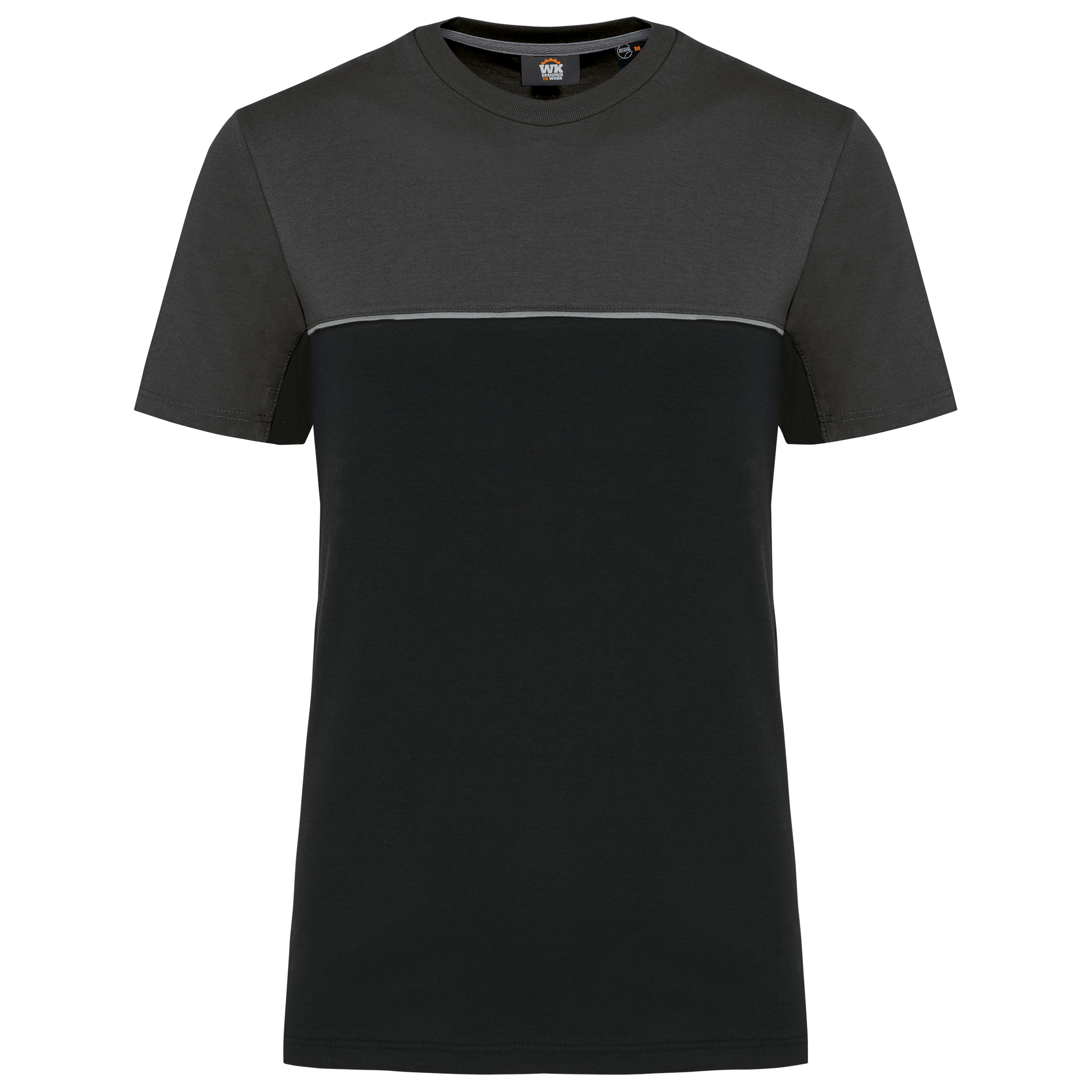 T-shirt bicolore écoresponsable manches courtes unisexe - Image 16