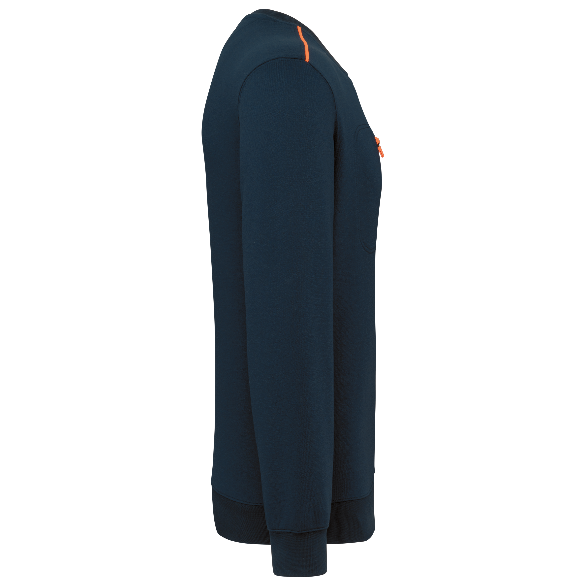 Sweat-shirt Day To Day zip poche contrastée unisexe - Image 46