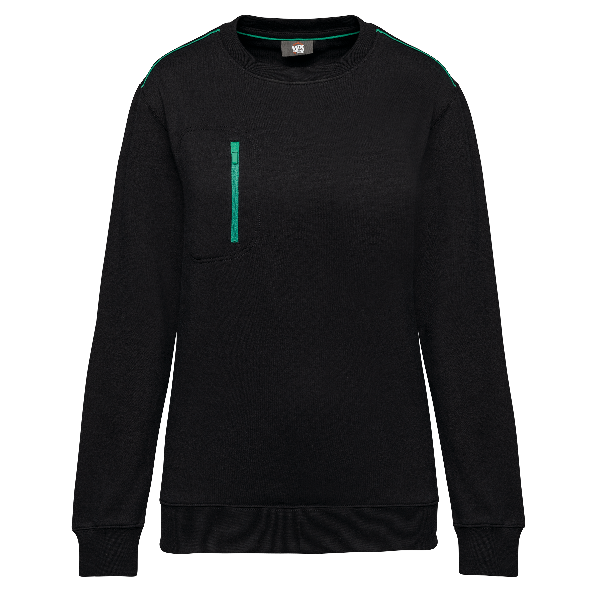 Sweat-shirt Day To Day zip poche contrastée unisexe - Image 24