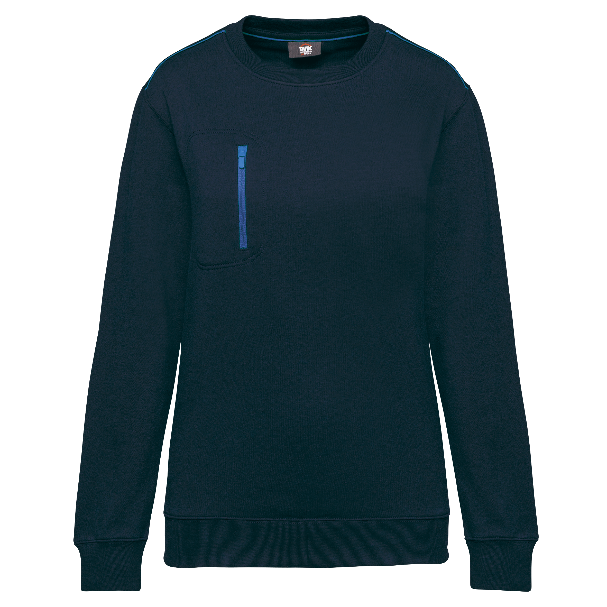 Sweat-shirt Day To Day zip poche contrastée unisexe - Image 48