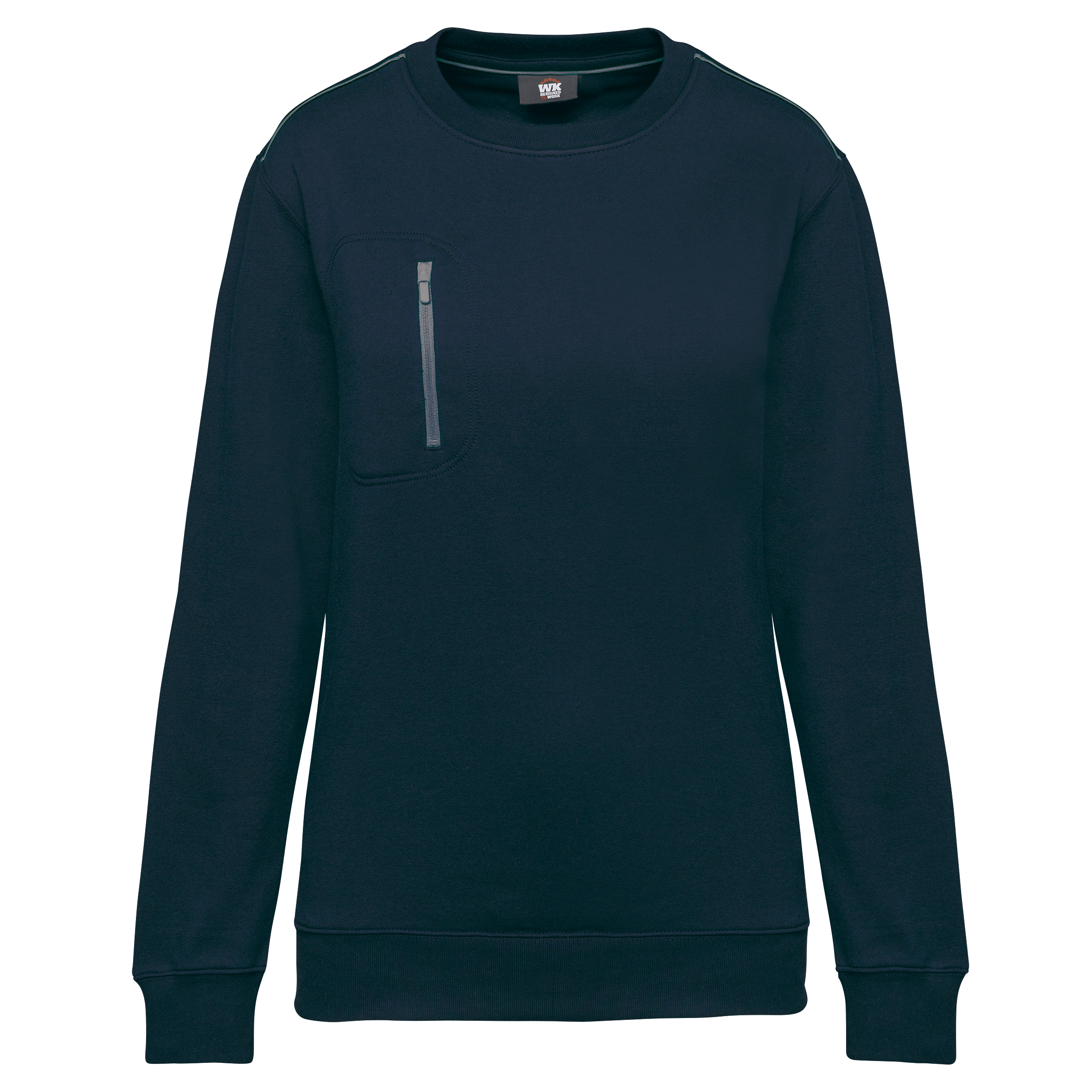 Sweat-shirt Day To Day zip poche contrastée unisexe - Image 51