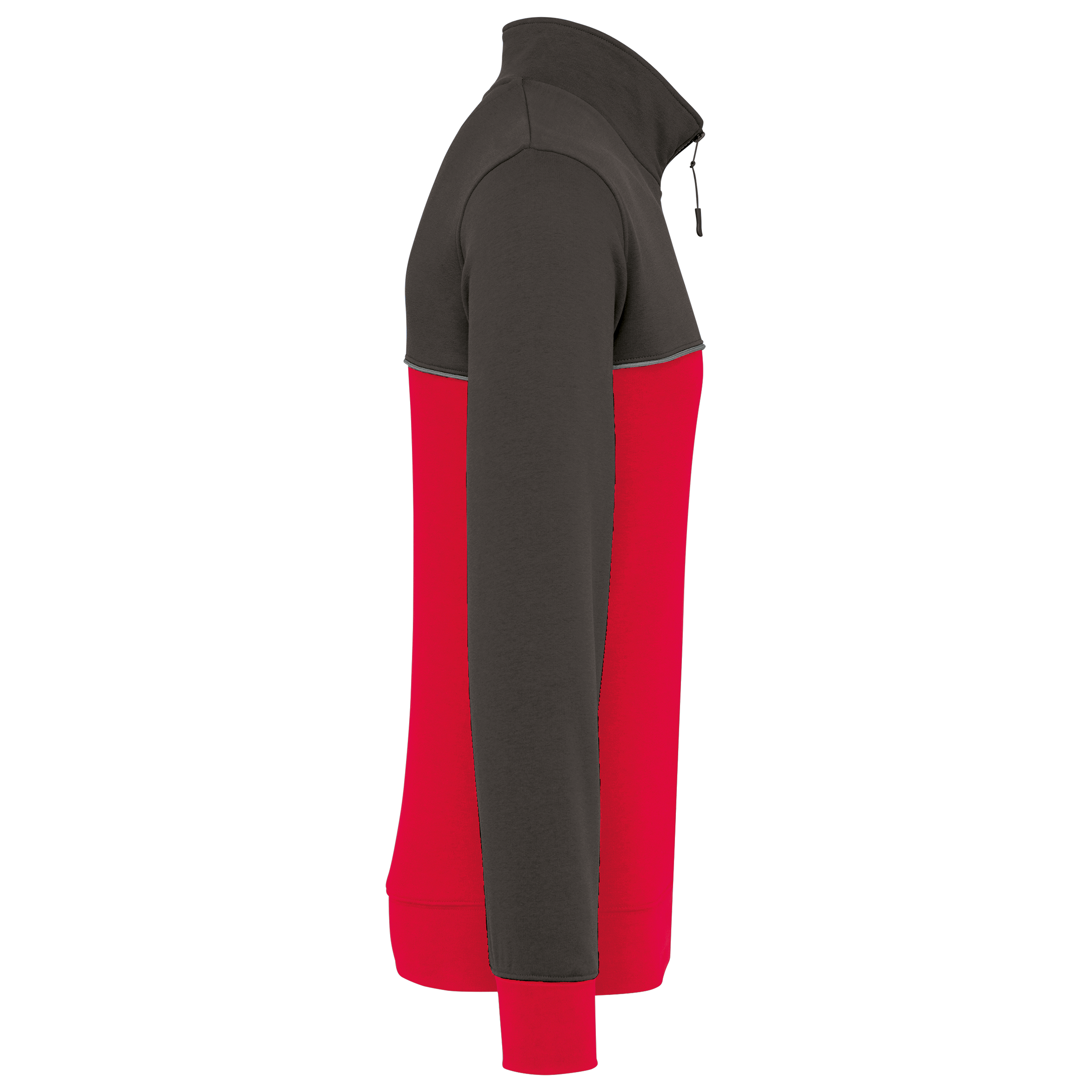 Sweat-shirt écoresponsable col zippé unisexe - Image 36