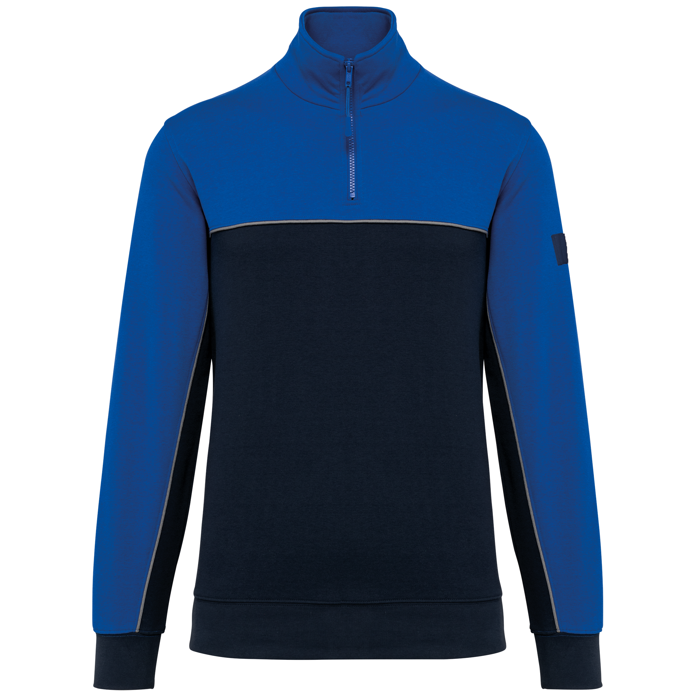 Sweat-shirt écoresponsable col zippé unisexe - Image 32