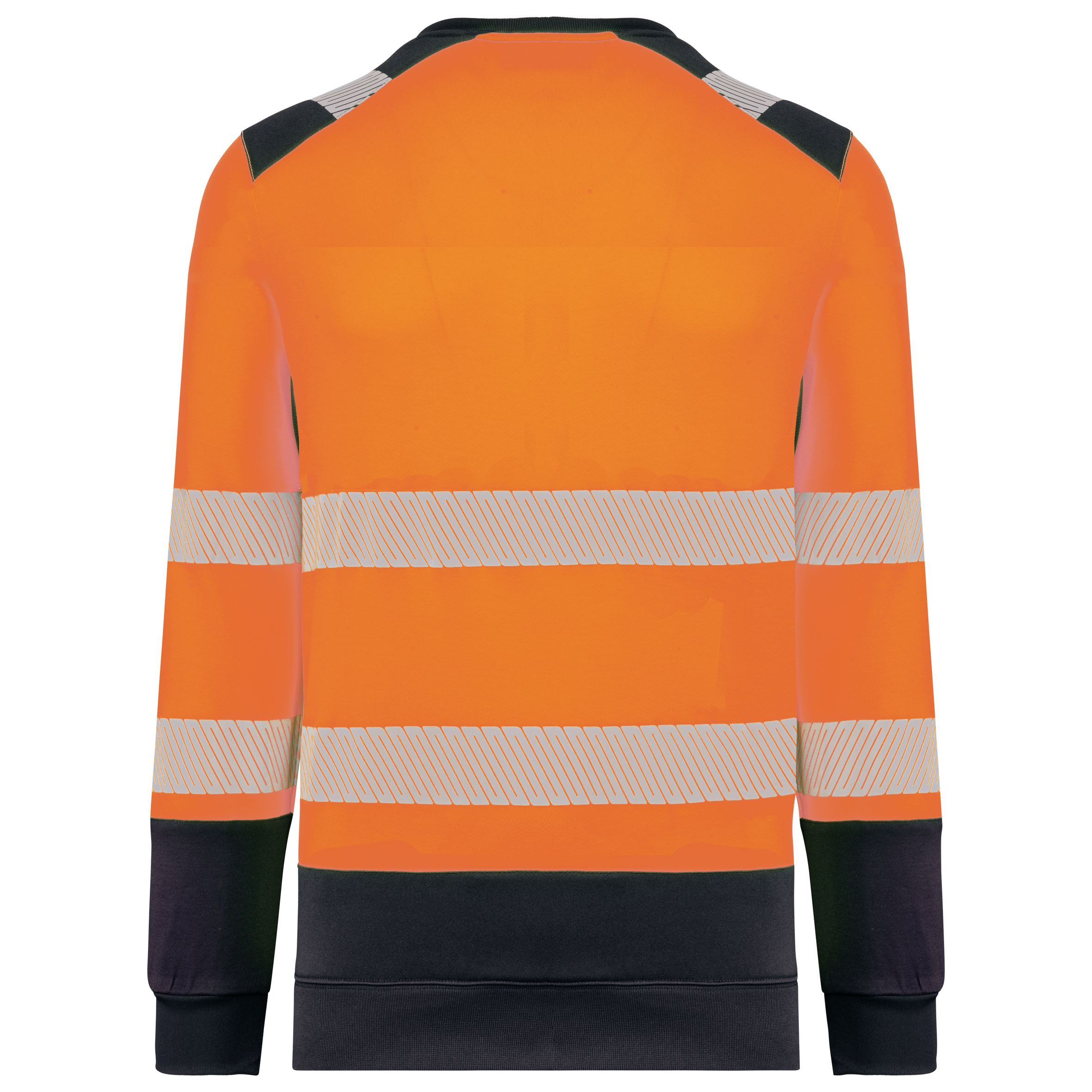 Sweat-shirt de sécurité recyclé col rond unisexe - Image 12