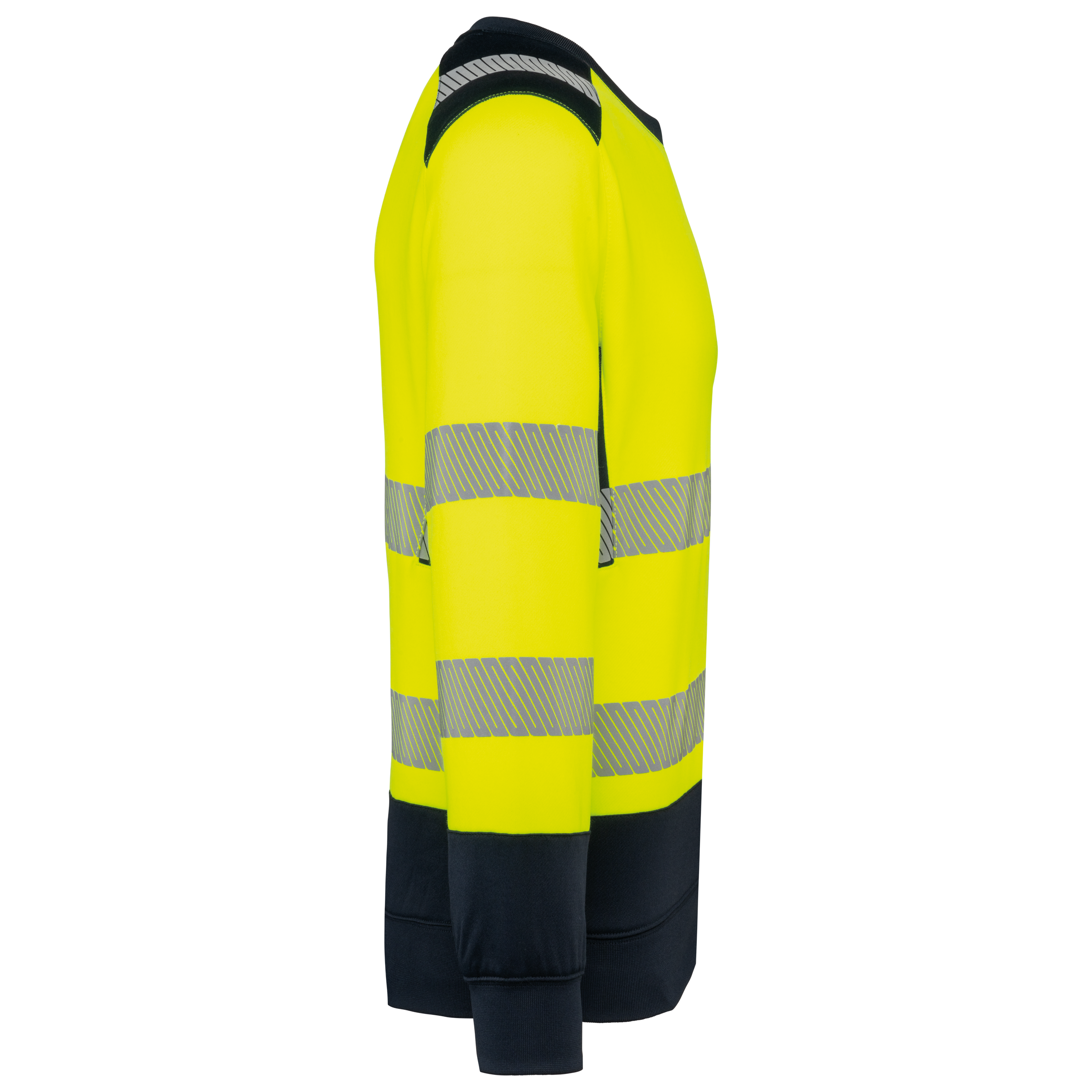 Sweat-shirt de sécurité recyclé col rond unisexe - Image 17