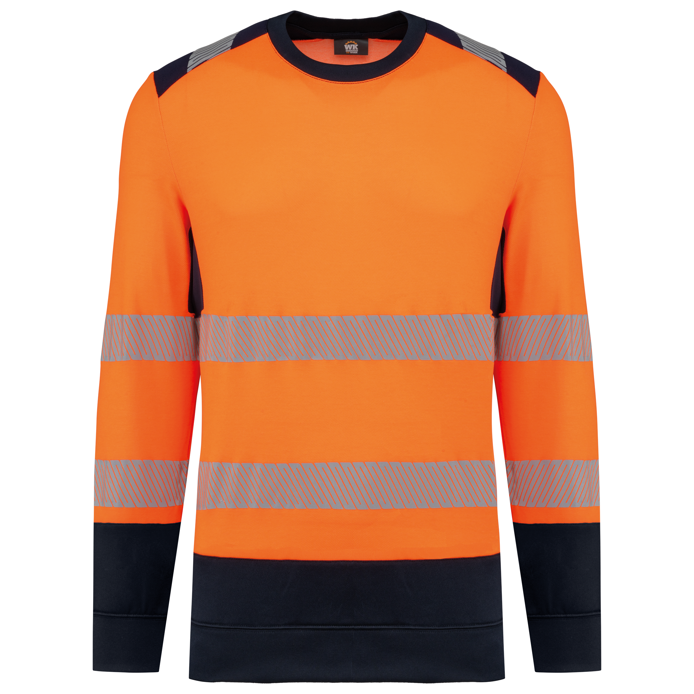 Sweat-shirt de sécurité recyclé col rond unisexe - Image 13