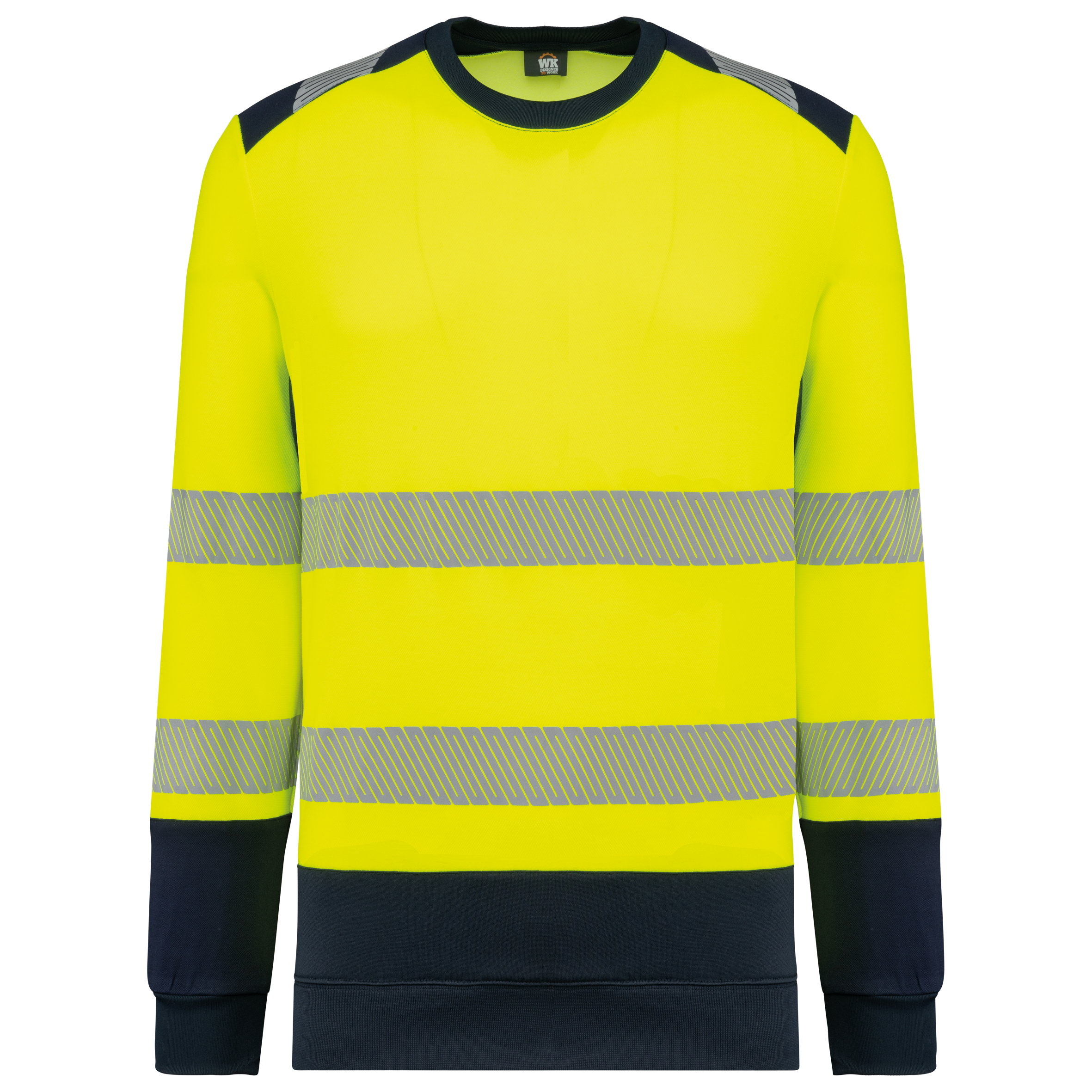 Sweat-shirt de sécurité recyclé col rond unisexe - Image 16