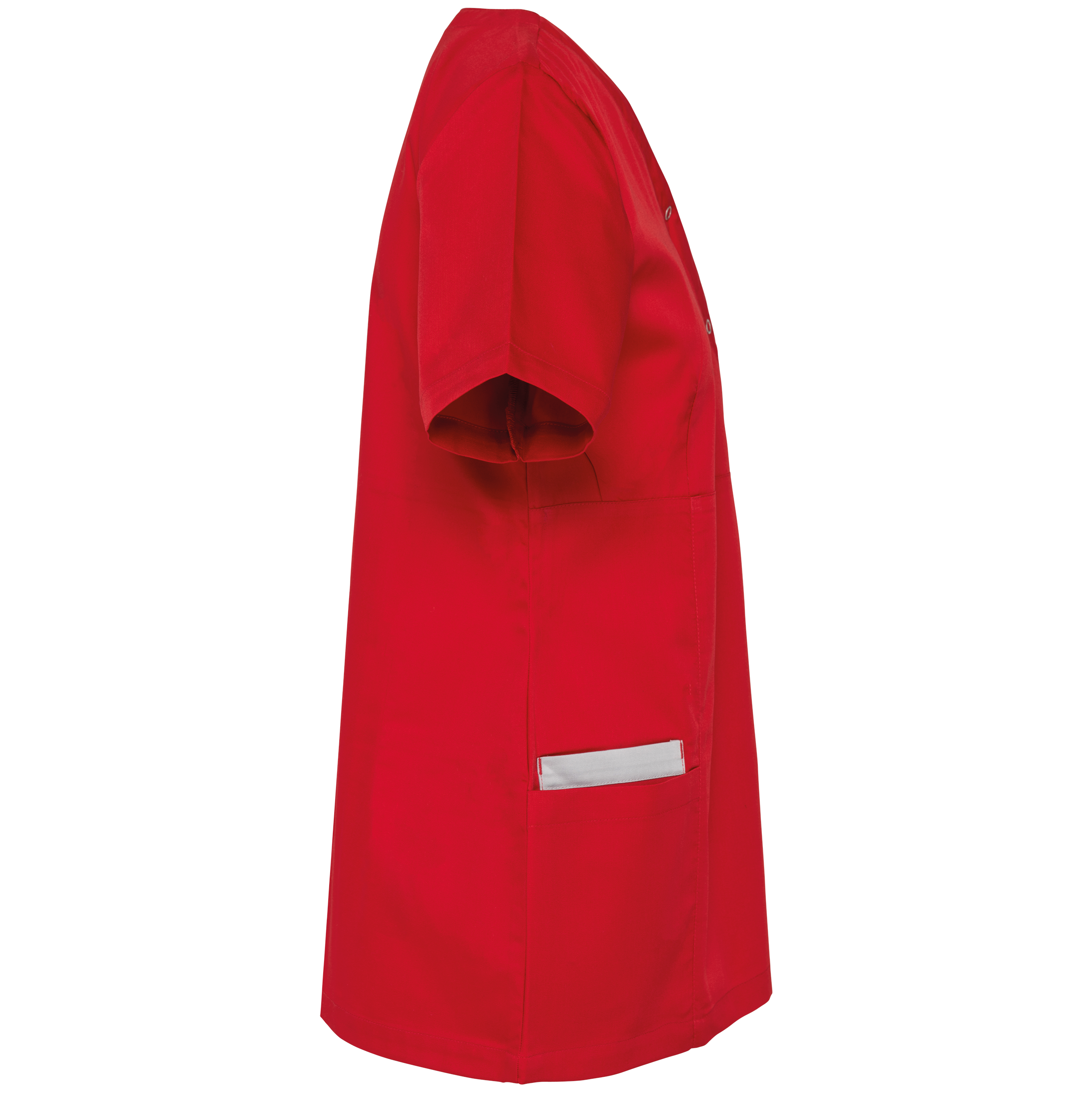 Blouse polycoton avec boutons-pression - Image 4