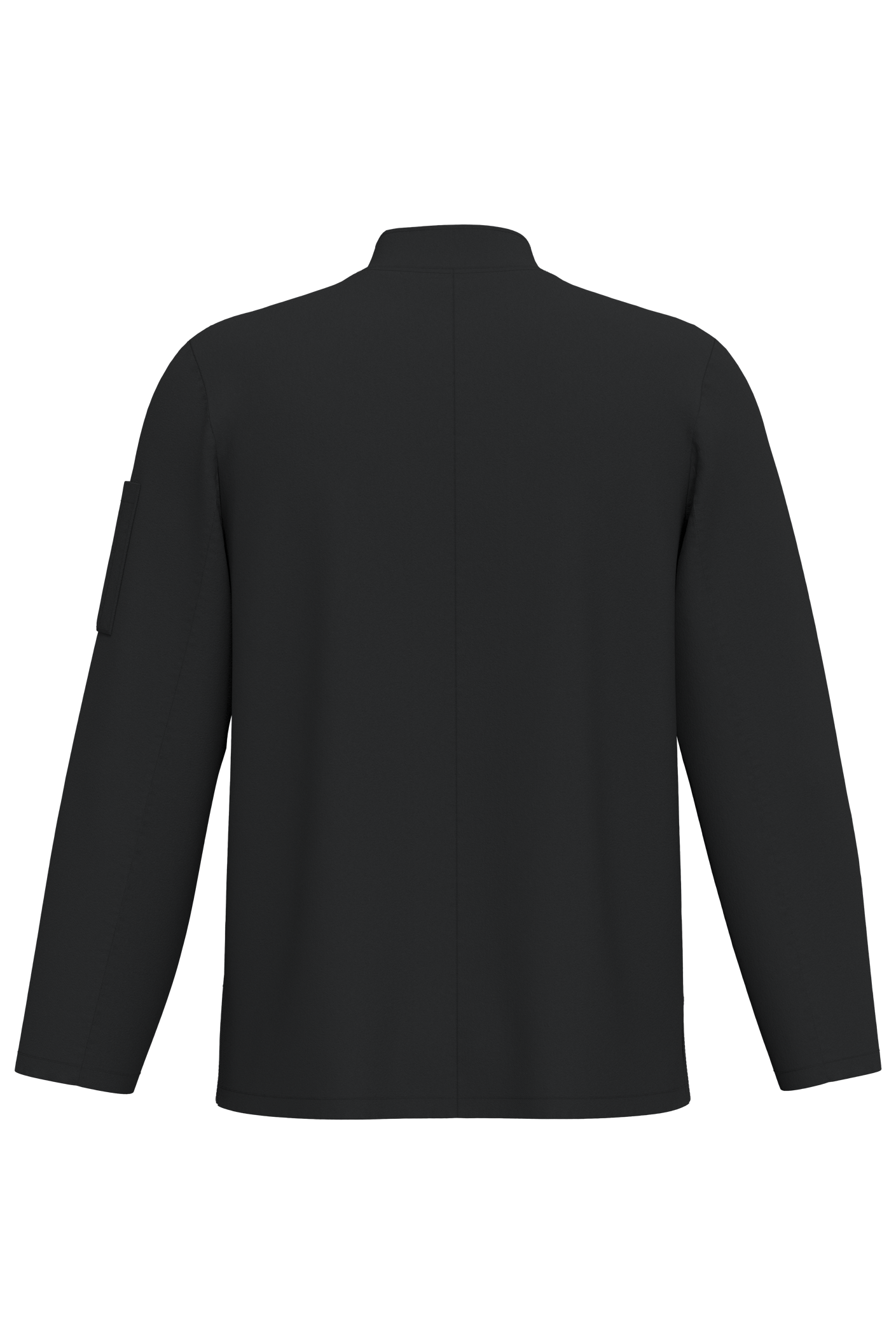 Jaleca de chef eco-responsável de manga comprida unissexo - Black