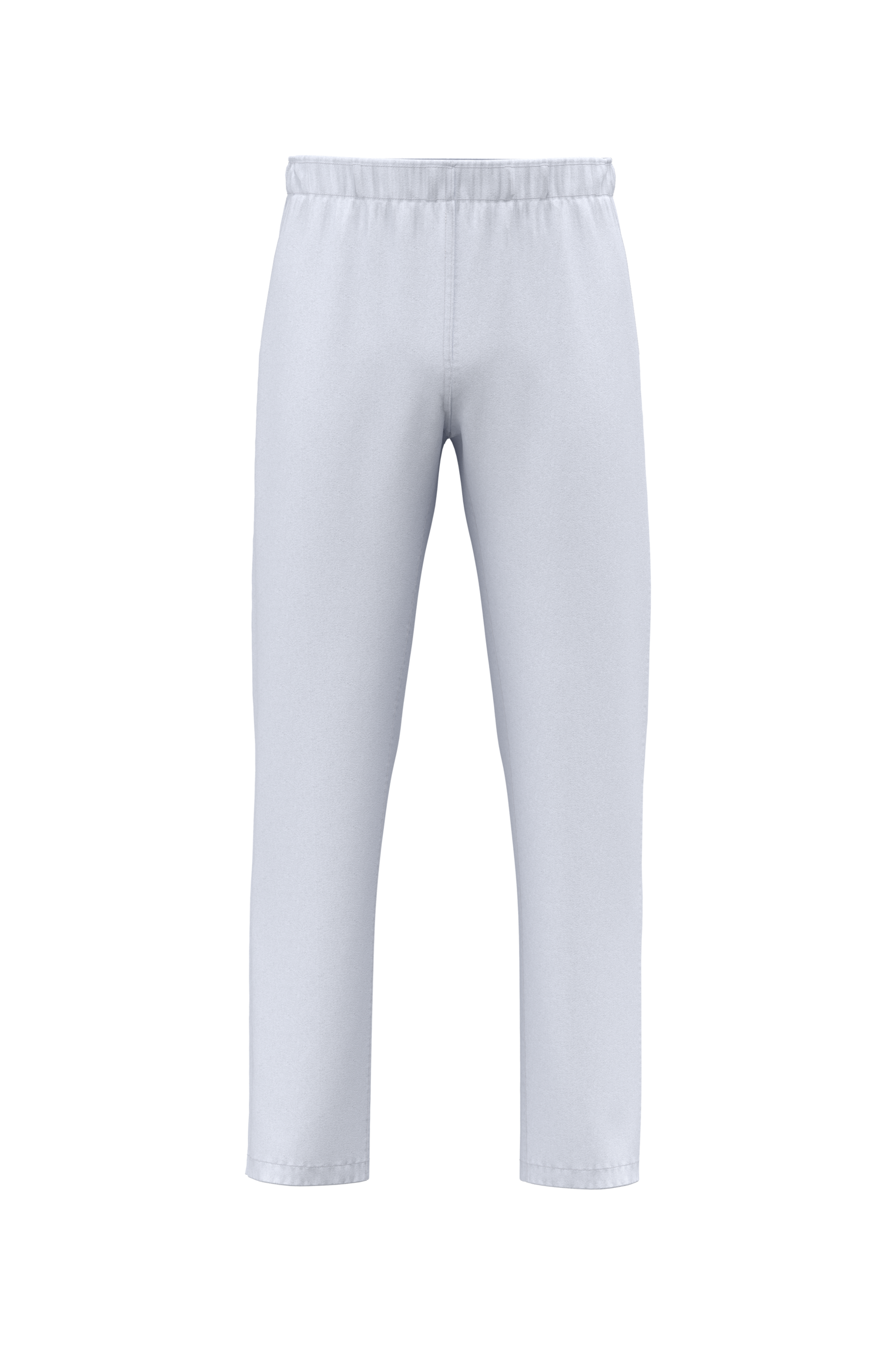 Calças eco-responsáveis unissexo — Branco Frente