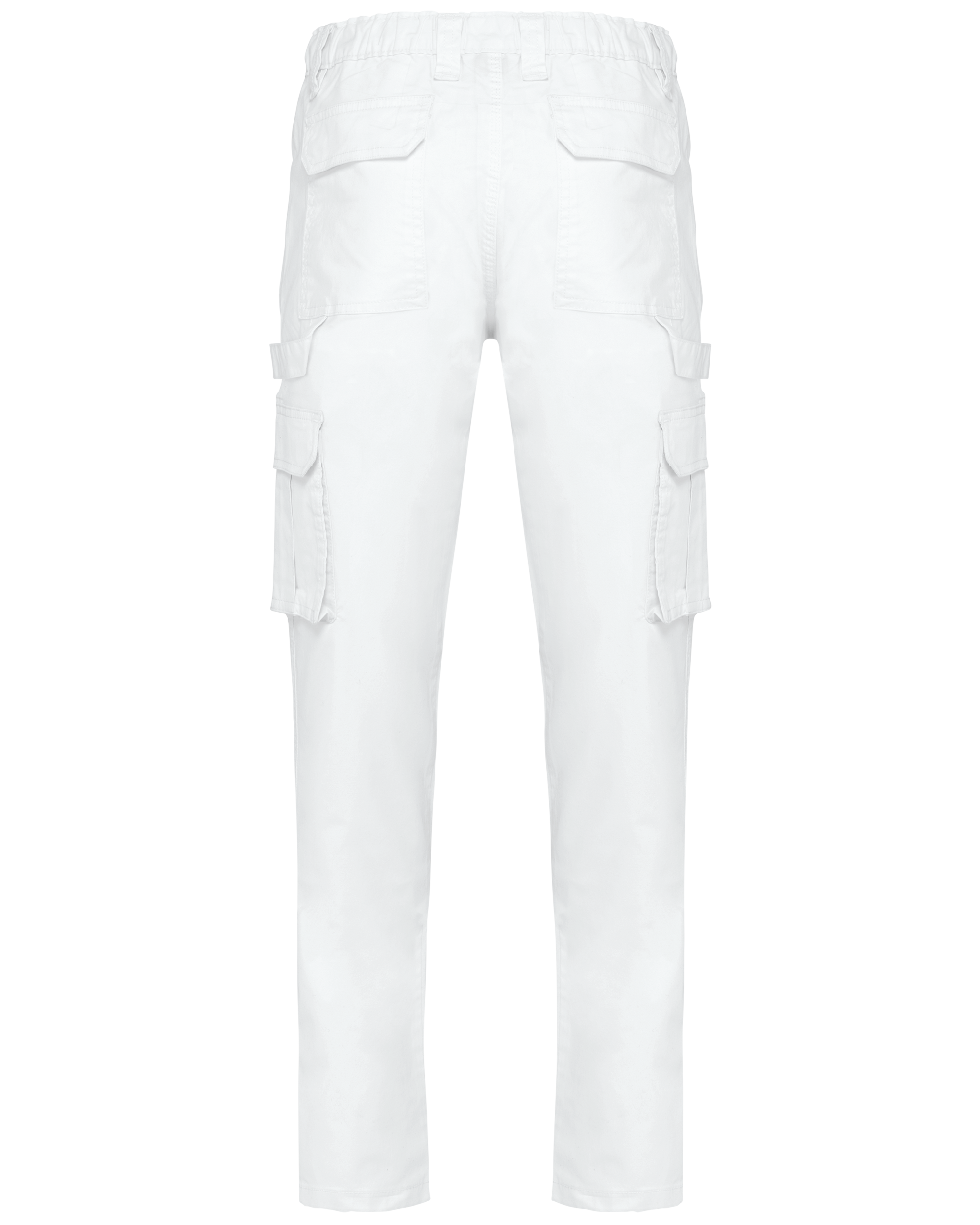 Calças multibolsos eco-responsáveis de homem - White