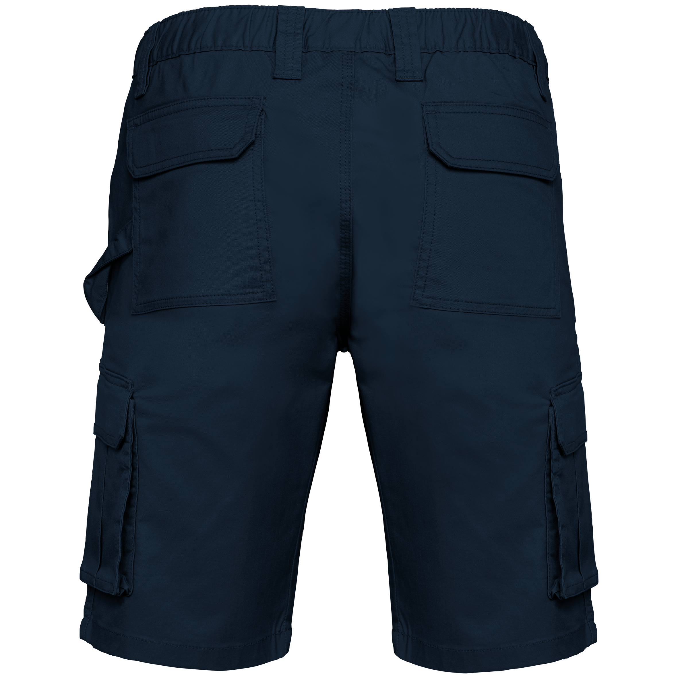 Bermuda multibolsos eco-responsável de homem - Navy