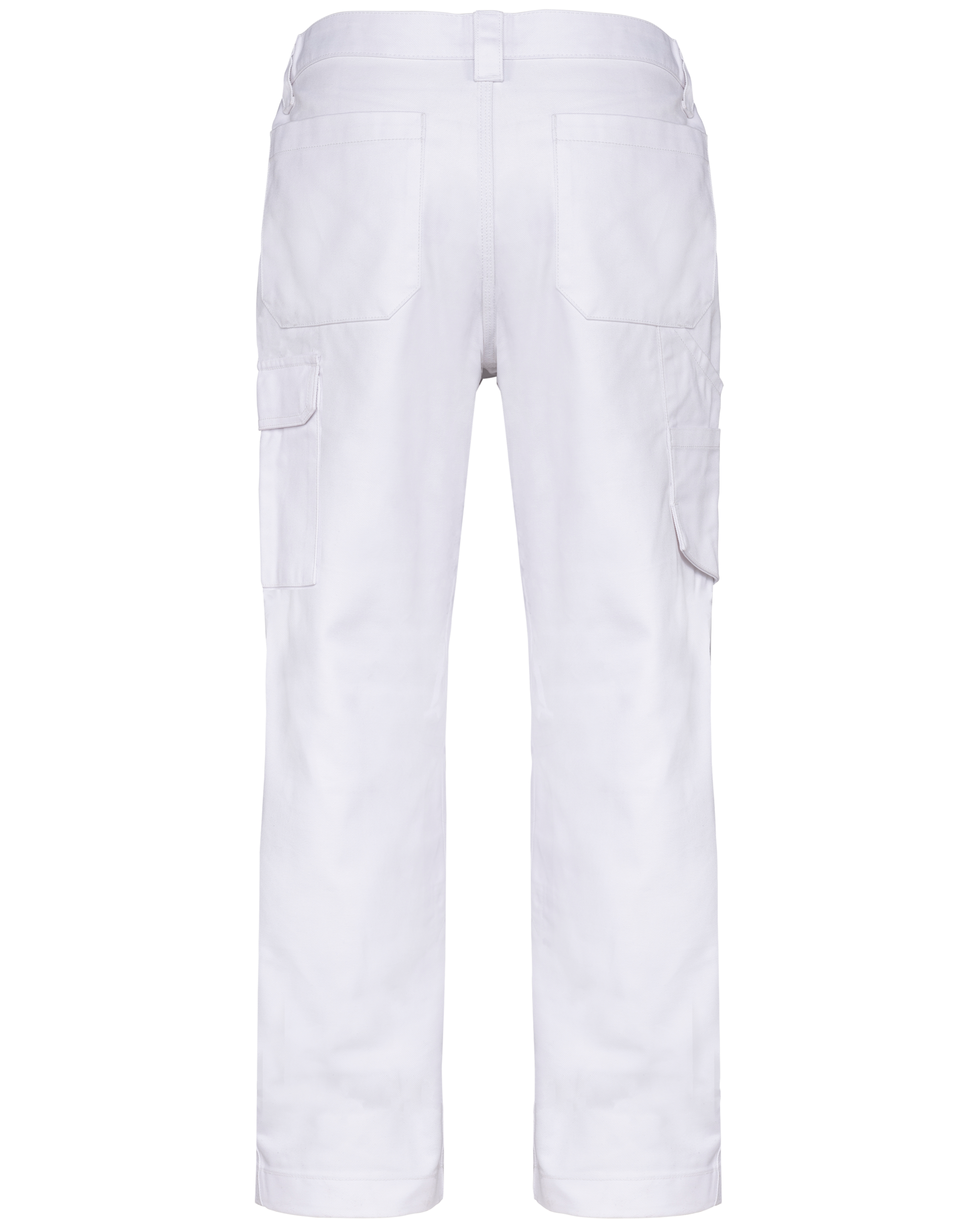 Calças de trabalho multibolsos de homem - White