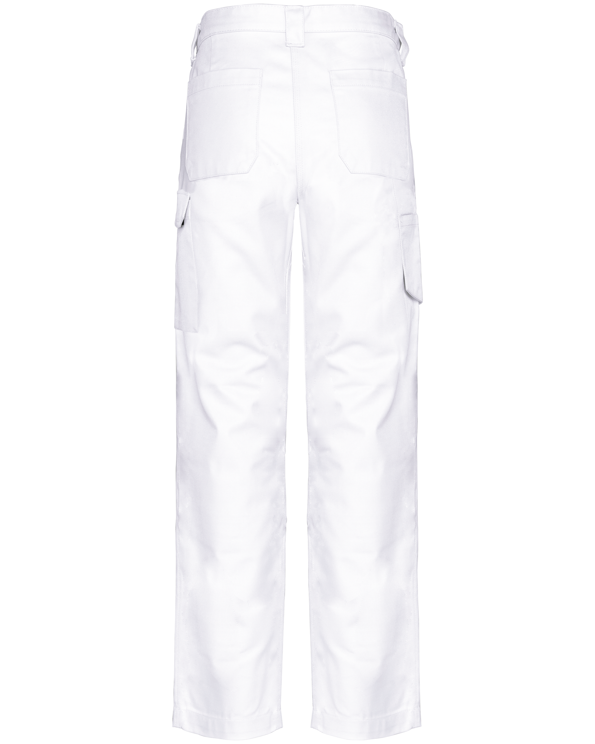 Calças de trabalho multibolsos de senhora - White