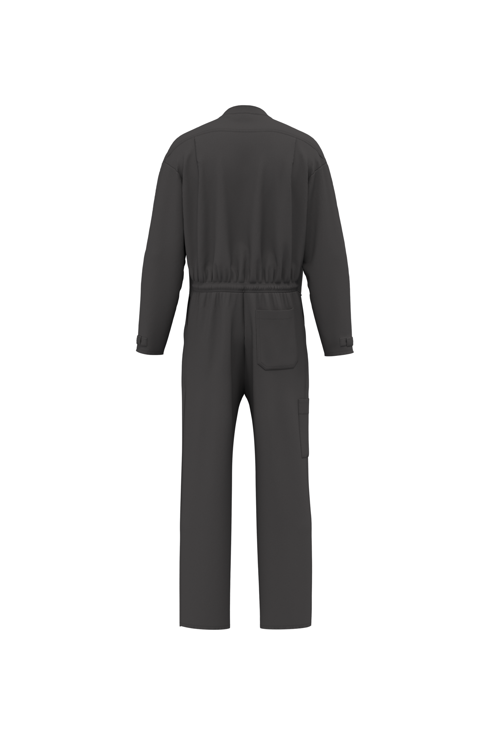 Fato-macaco fecho duplo unissexo - Dark Grey