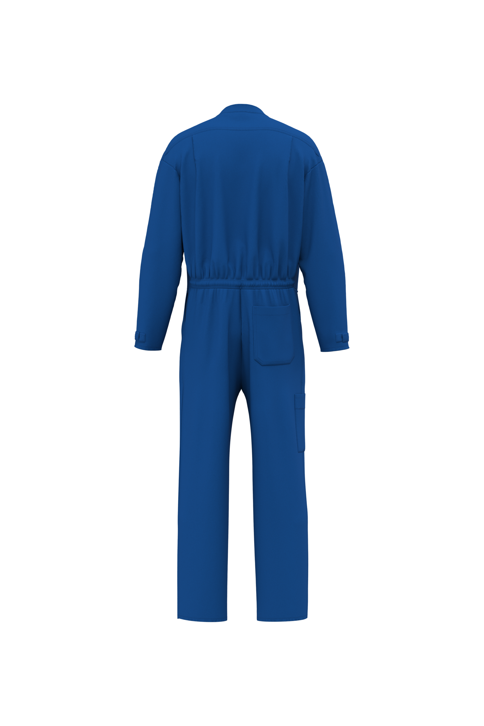 Fato-macaco fecho duplo unissexo - Royal Blue