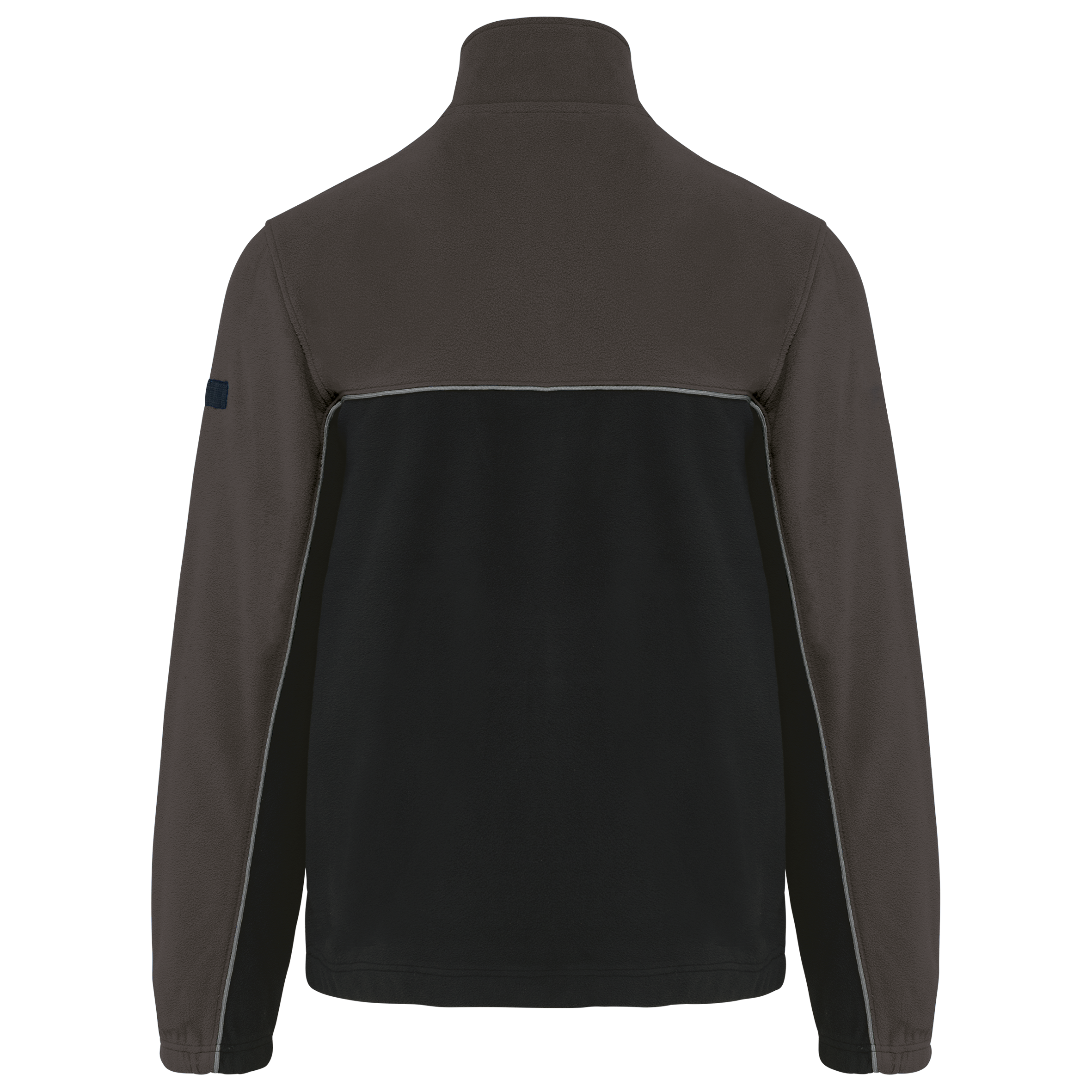 Casaco polar bicolor eco-responsável unissexo - Black / Dark Grey