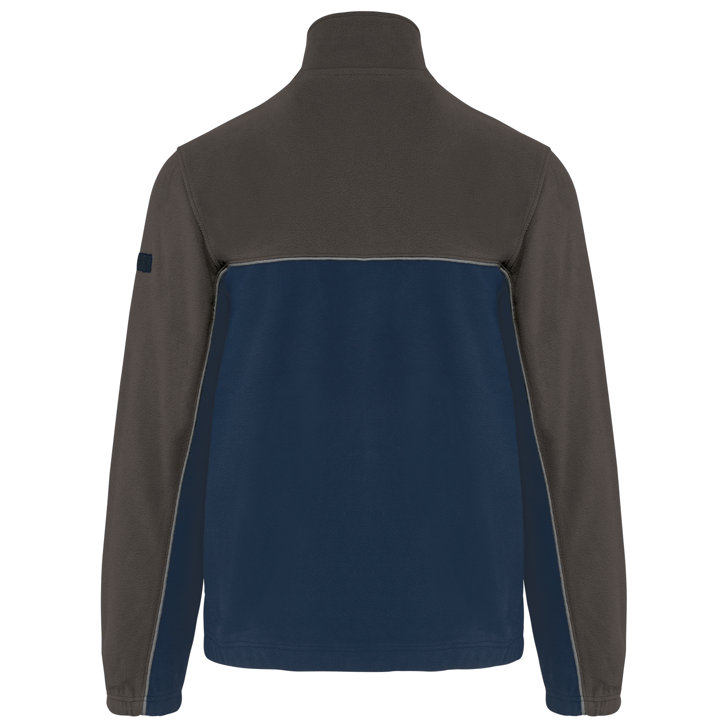 Casaco polar bicolor eco-responsável unissexo - Navy / Dark Grey