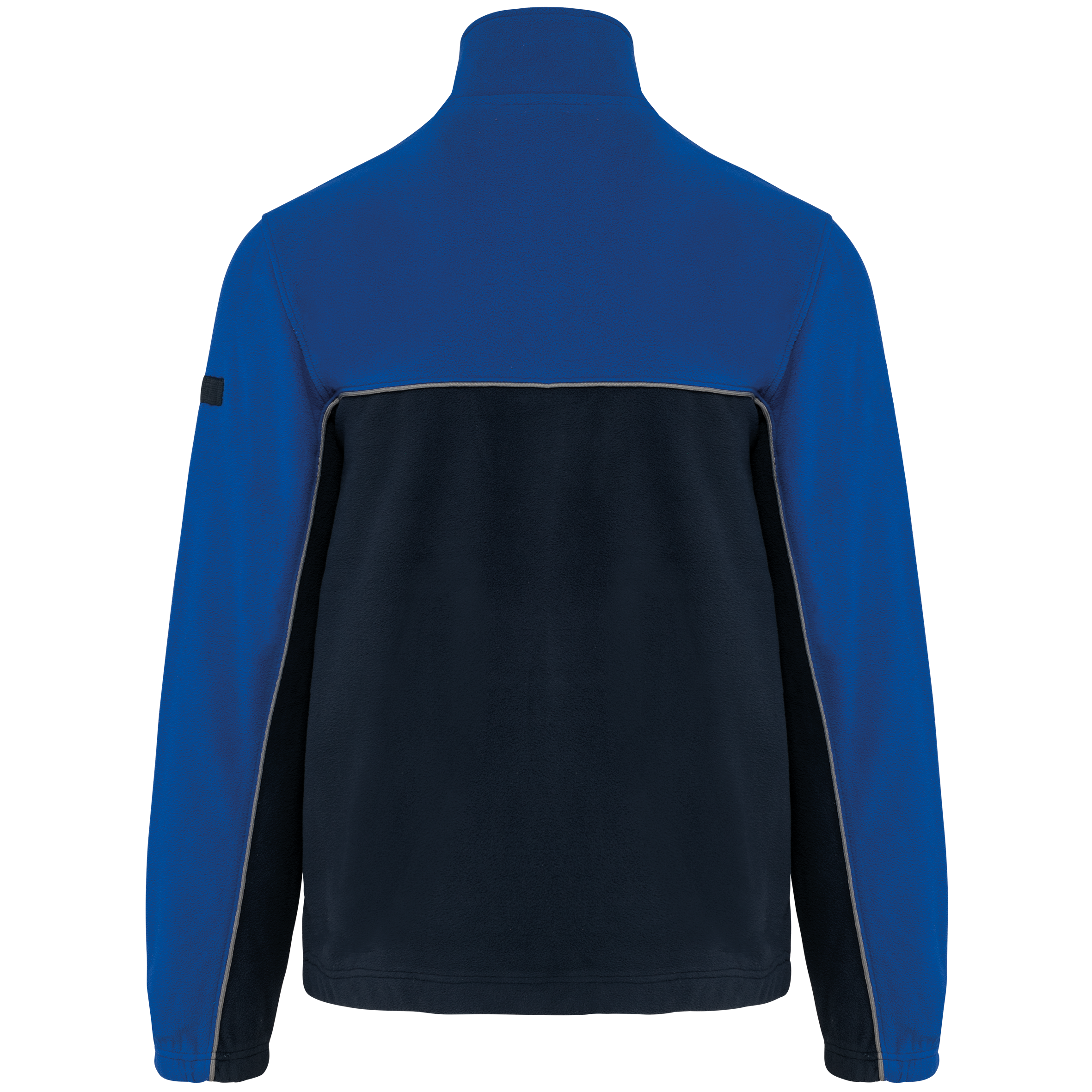 Casaco polar bicolor eco-responsável unissexo - Navy / Royal Blue