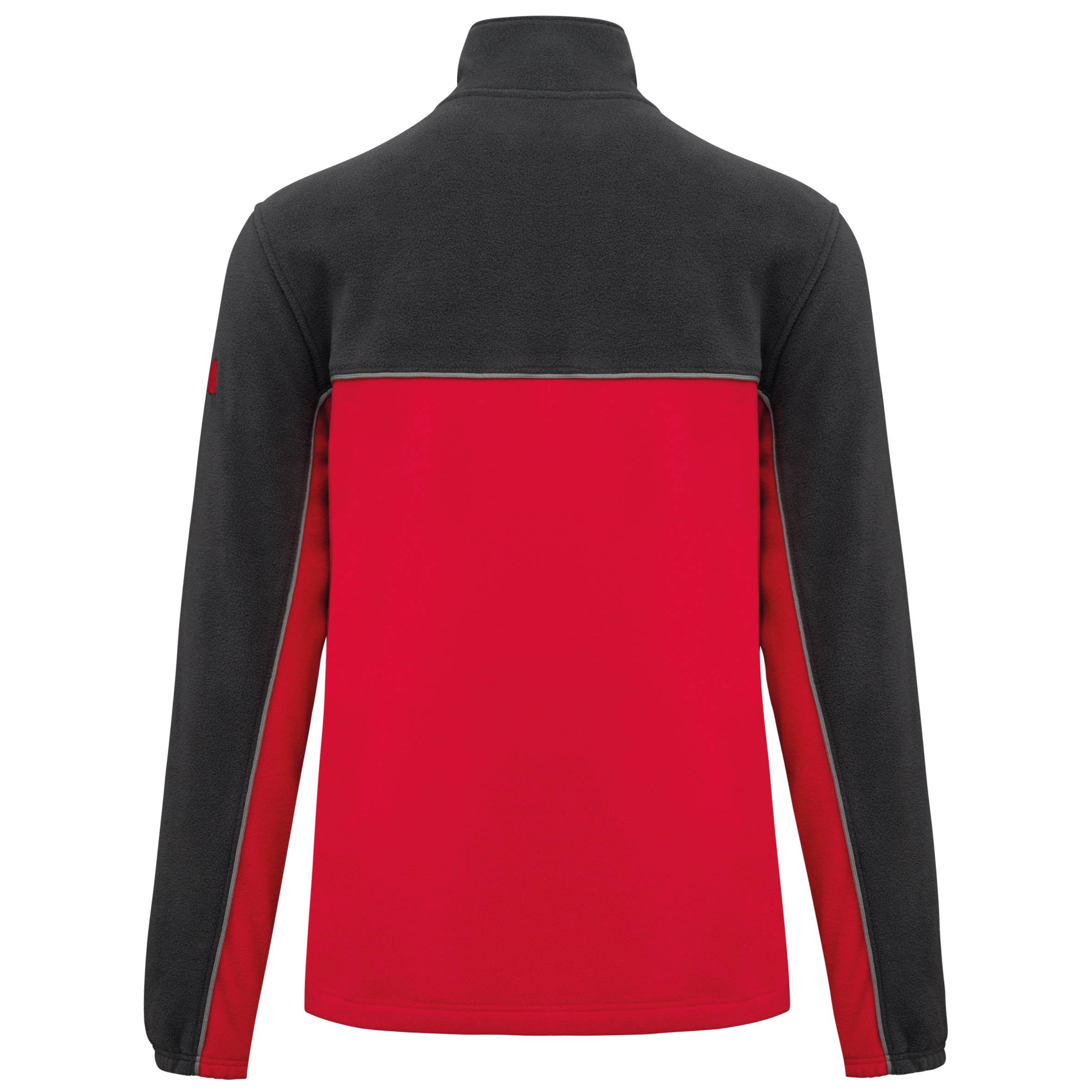 Casaco polar bicolor eco-responsável unissexo - Red / Dark Grey