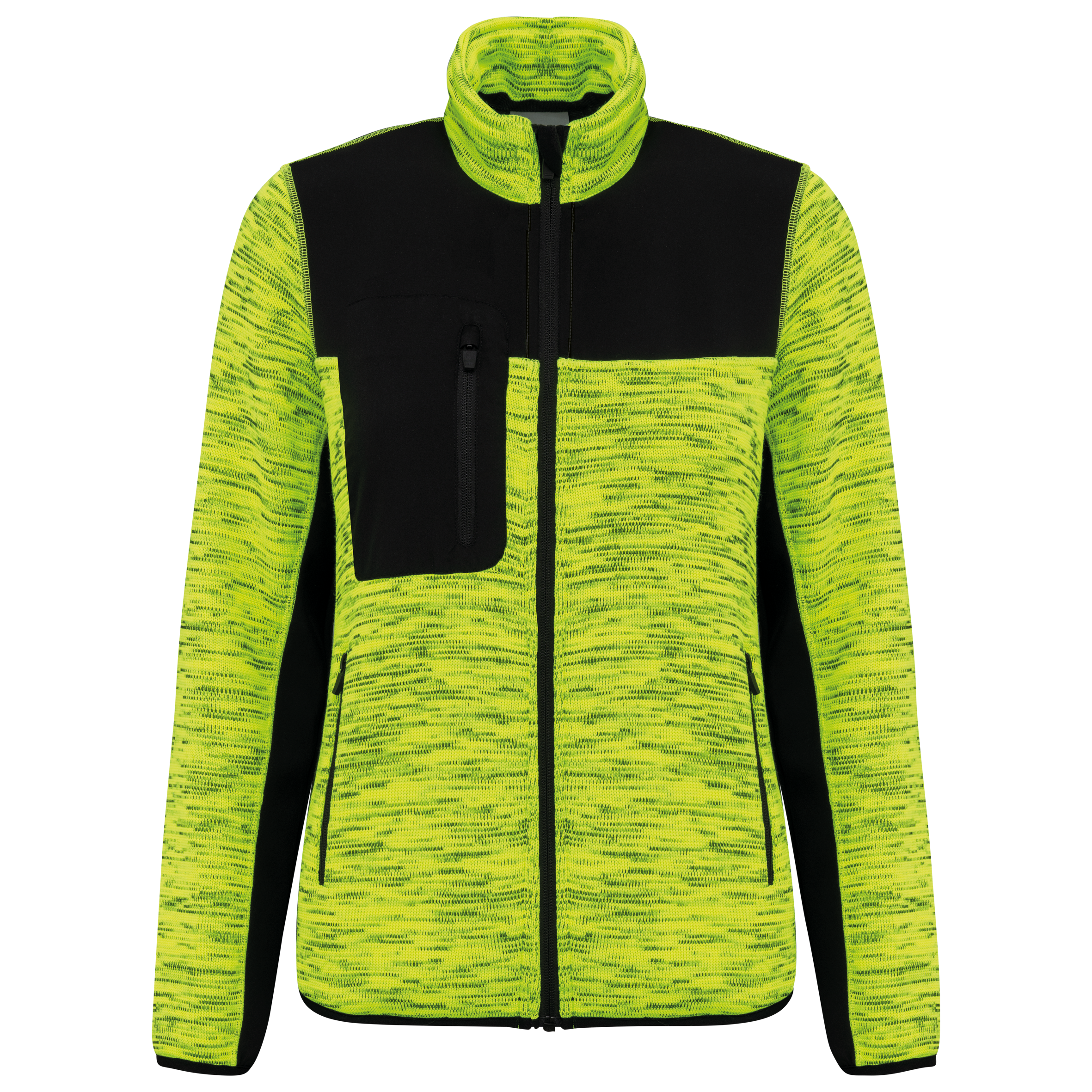 Fluorescent Yellow Melange / Black