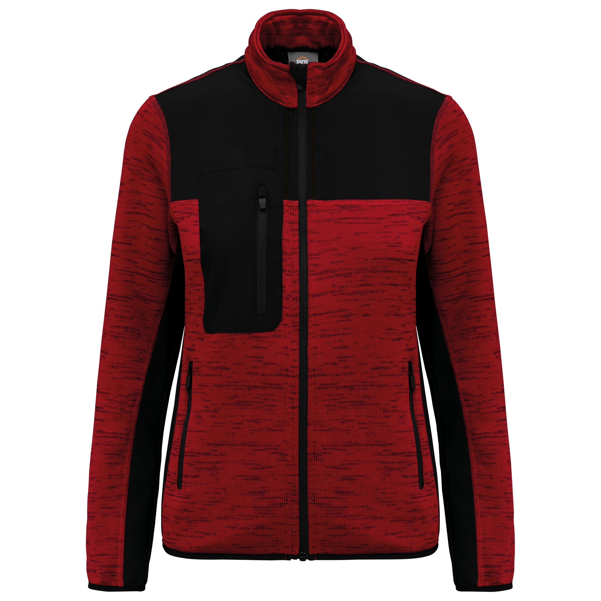 Red Melange / Black